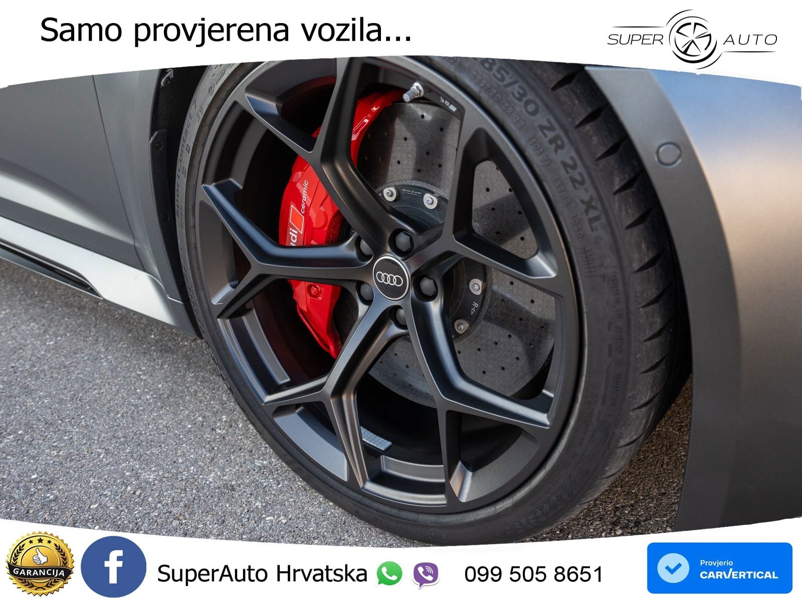 Audi RS6 Avant 4.0 TFSI V8 performance (630 KS)  quattro tiptronic ZRAČNI+ACC+GR SJED+KAM+PANO
