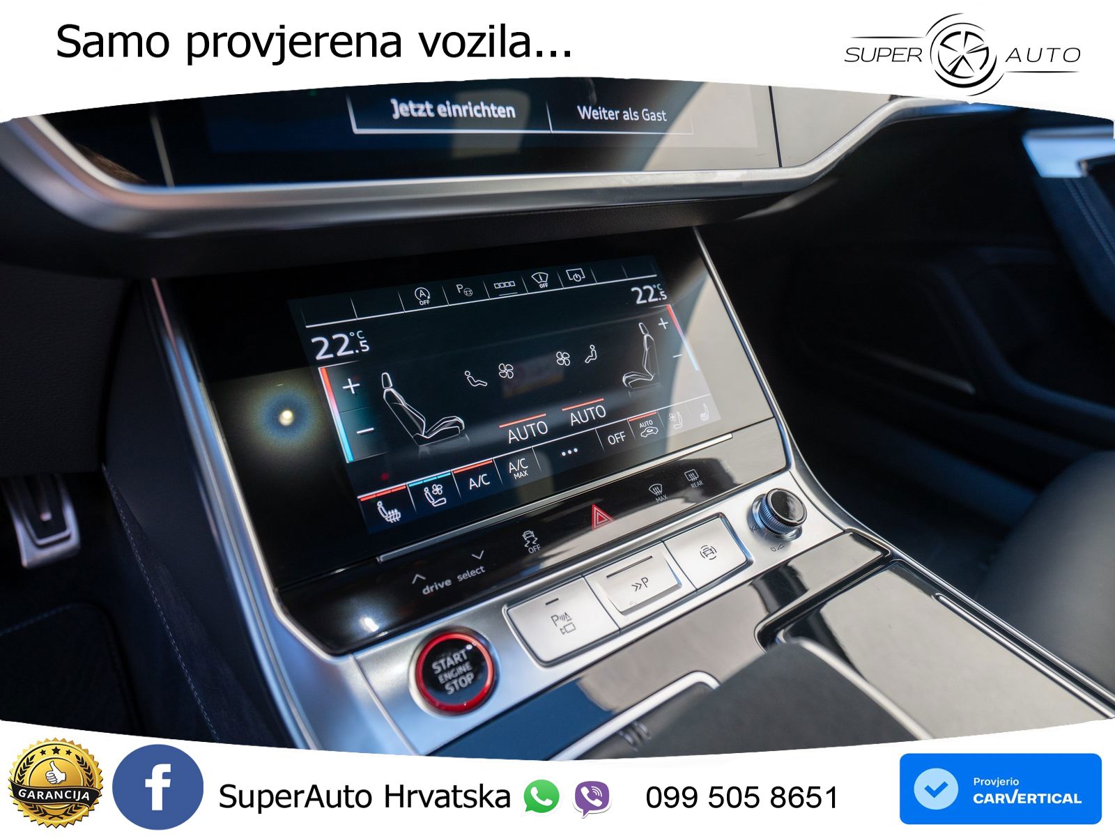Audi RS6 Avant 4.0 TFSI V8 performance (630 KS)  quattro tiptronic ZRAČNI+ACC+GR SJED+KAM+PANO