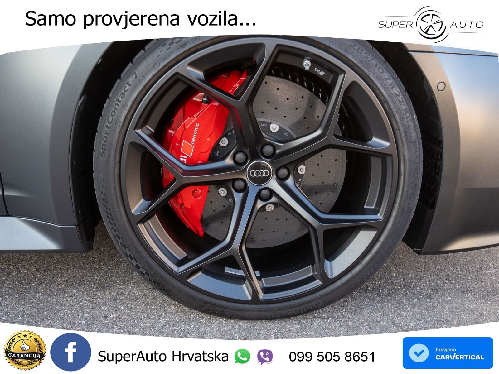 Audi RS6 Avant 4.0 TFSI V8 performance (630 KS)  quattro tiptronic ZRAČNI+ACC+GR SJED+KAM+PANO