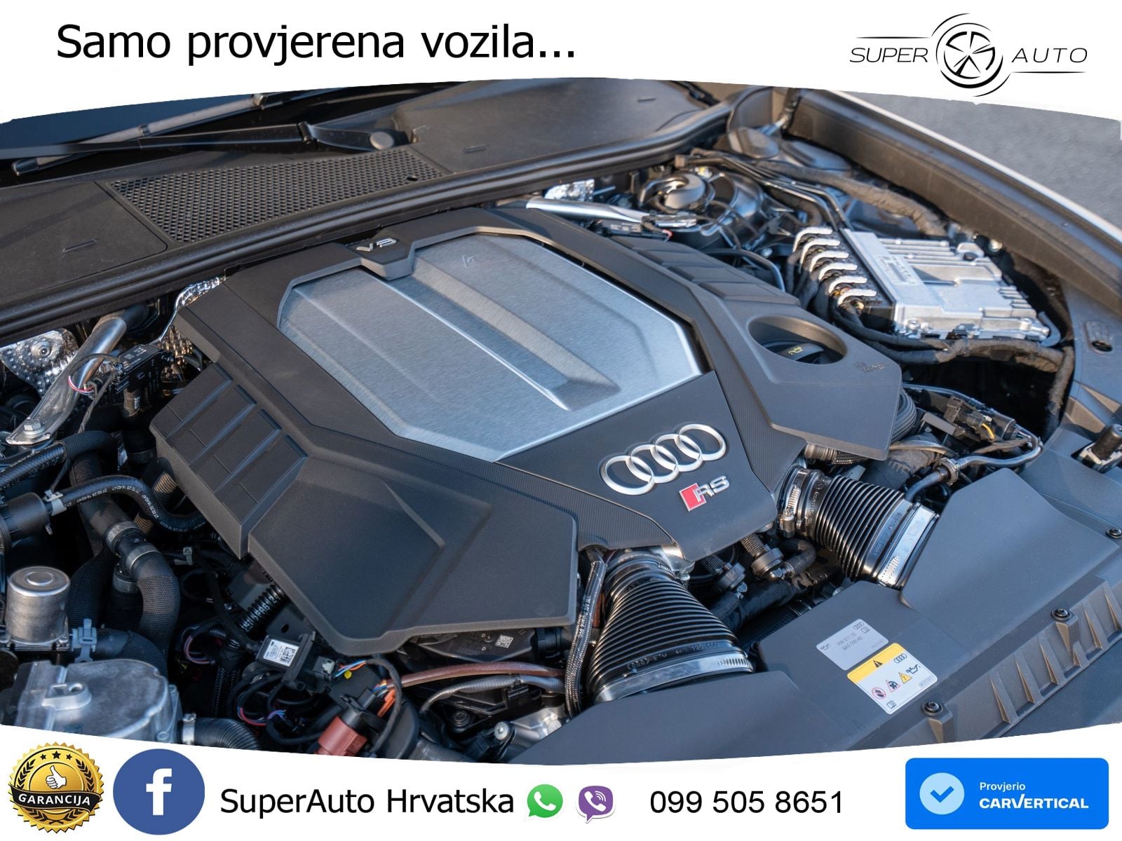 Audi RS6 Avant 4.0 TFSI V8 performance (630 KS)  quattro tiptronic ZRAČNI+ACC+GR SJED+KAM+PANO