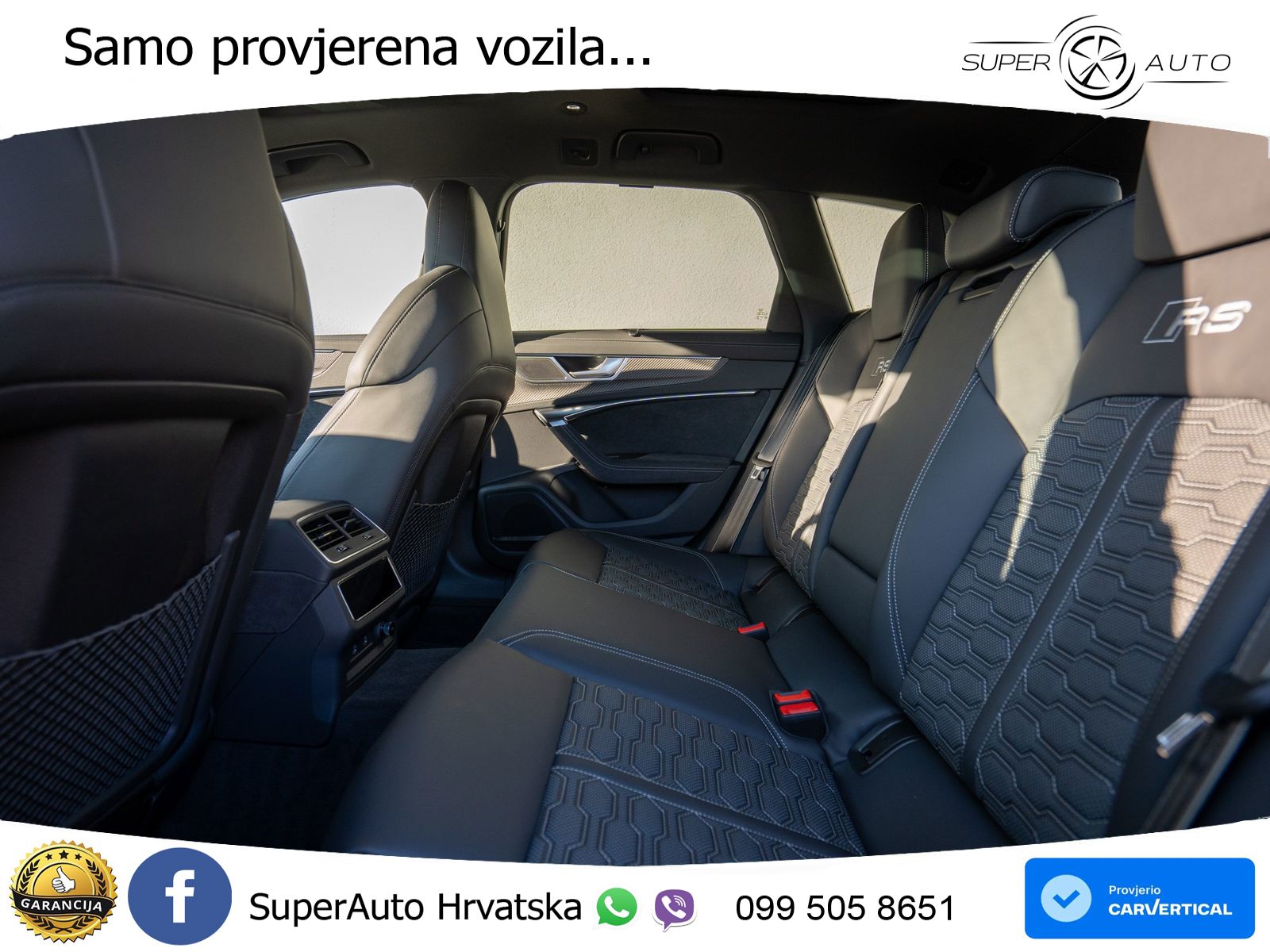 Audi RS6 Avant 4.0 TFSI V8 performance (630 KS)  quattro tiptronic ZRAČNI+ACC+GR SJED+KAM+PANO