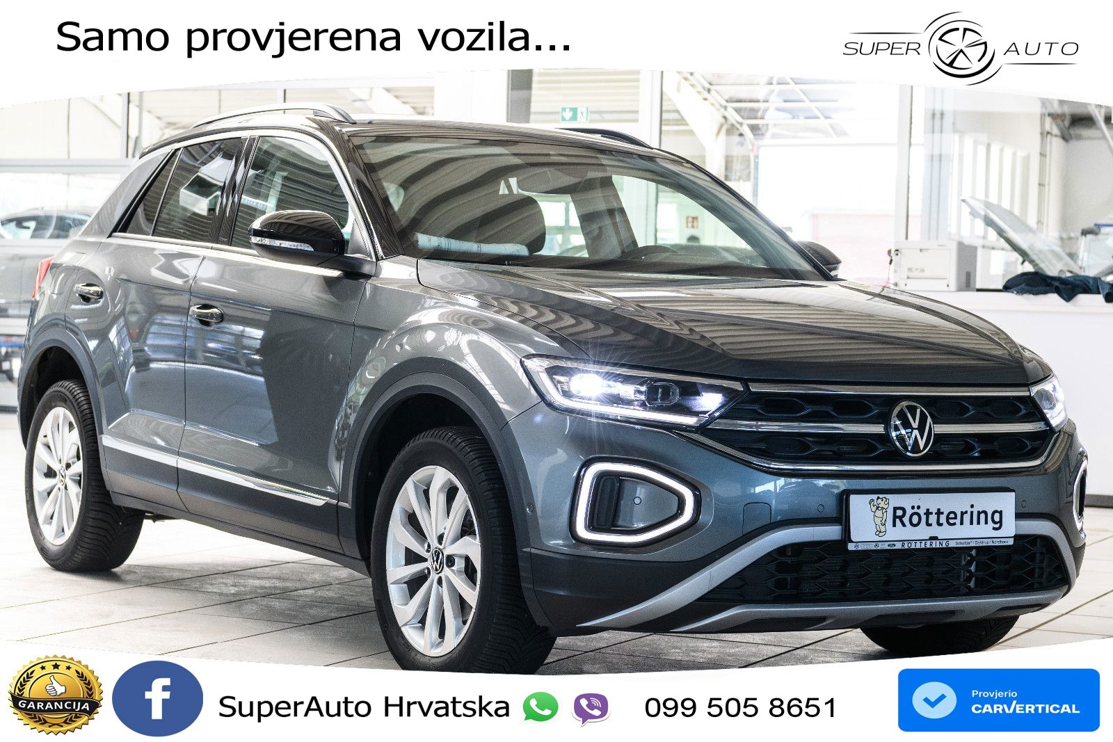 Volkswagen T-Roc I 2.0 TDI (150 KS) DSG LED+GR SJED+ACC