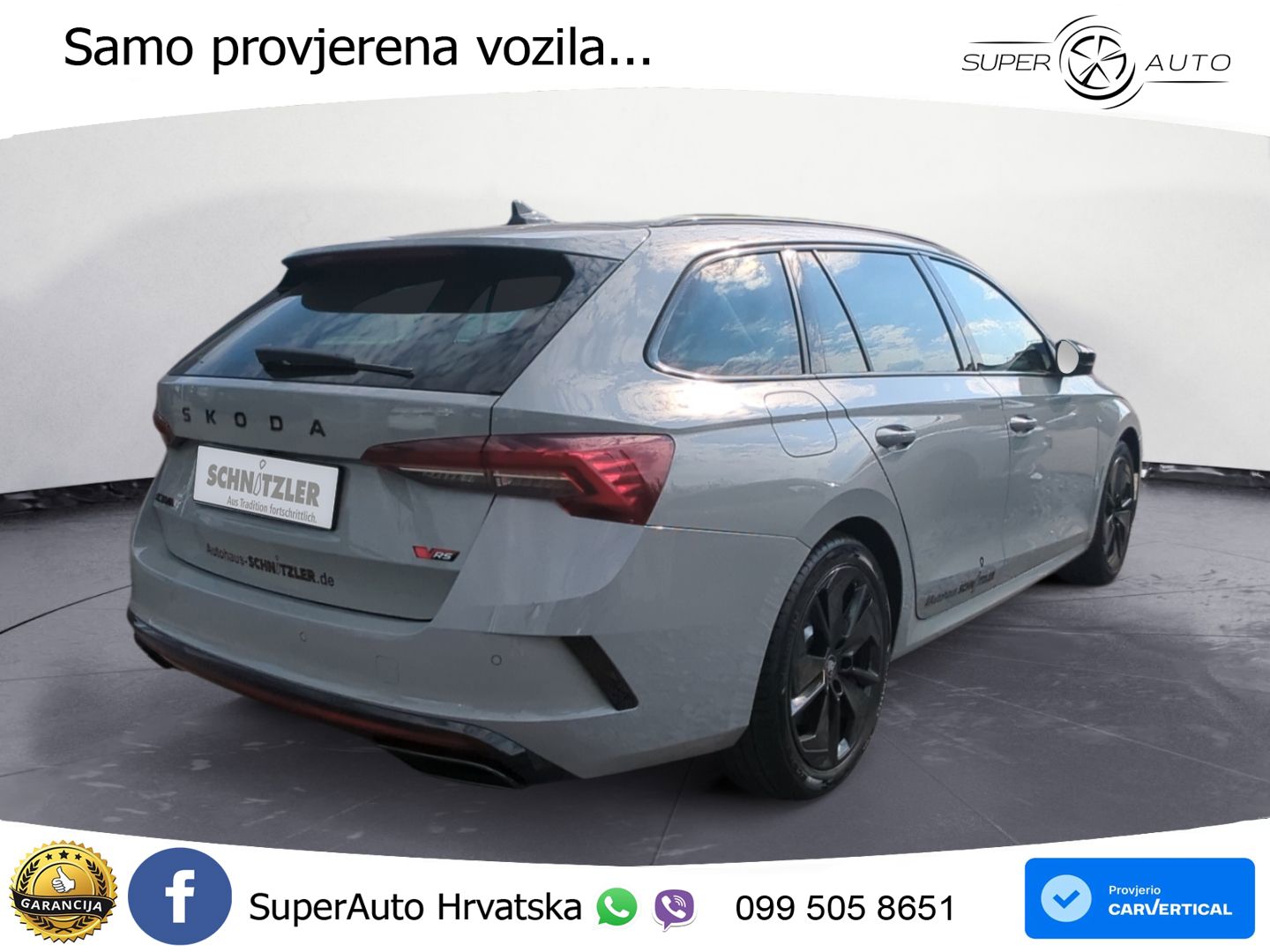 Škoda Octavia Combi RS 2.0 TSI (265 KS) DSG MATRIX+GR SJED+KAM