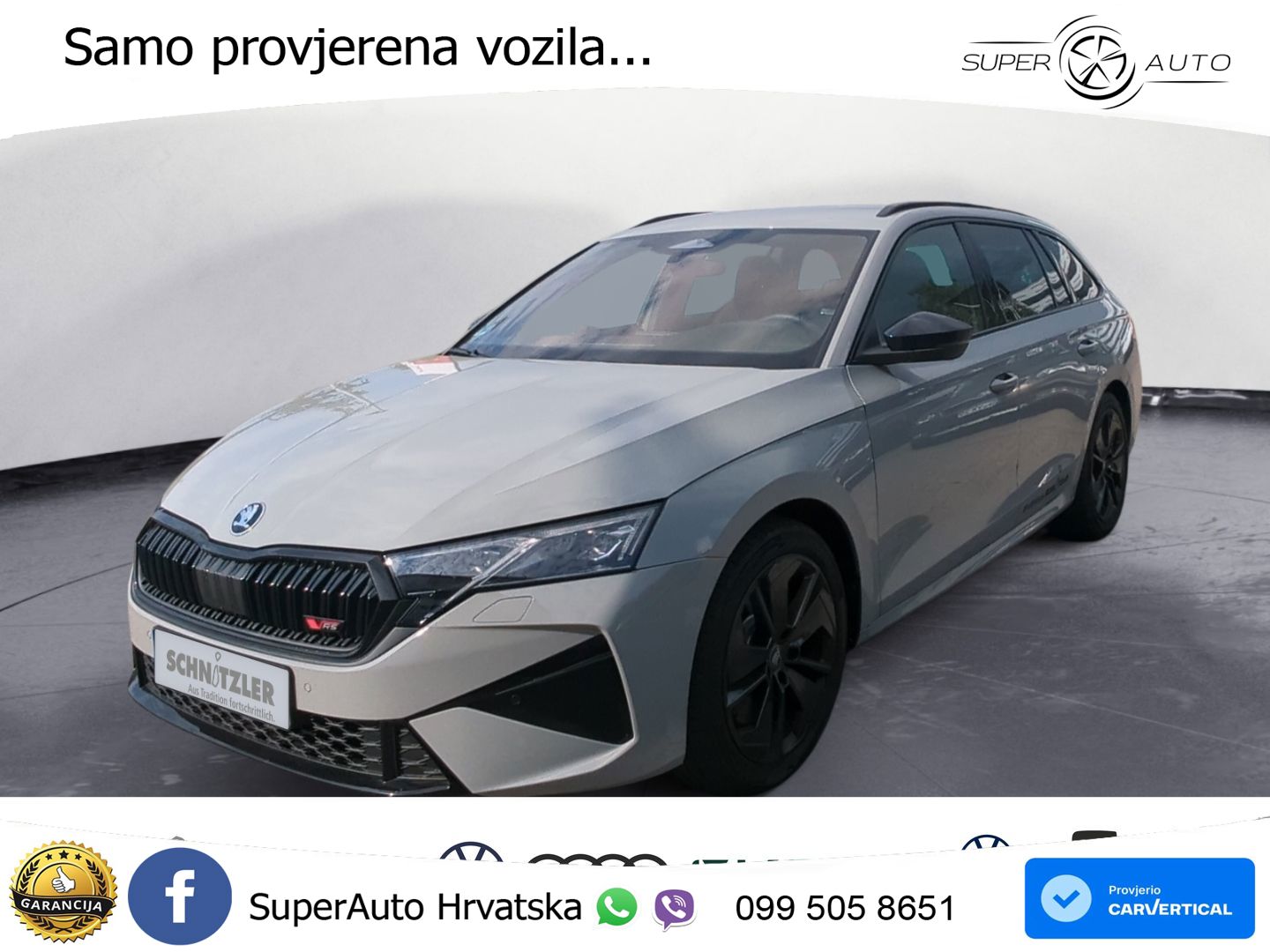 Škoda Octavia Combi RS 2.0 TSI (265 KS) DSG MATRIX+GR SJED+KAM