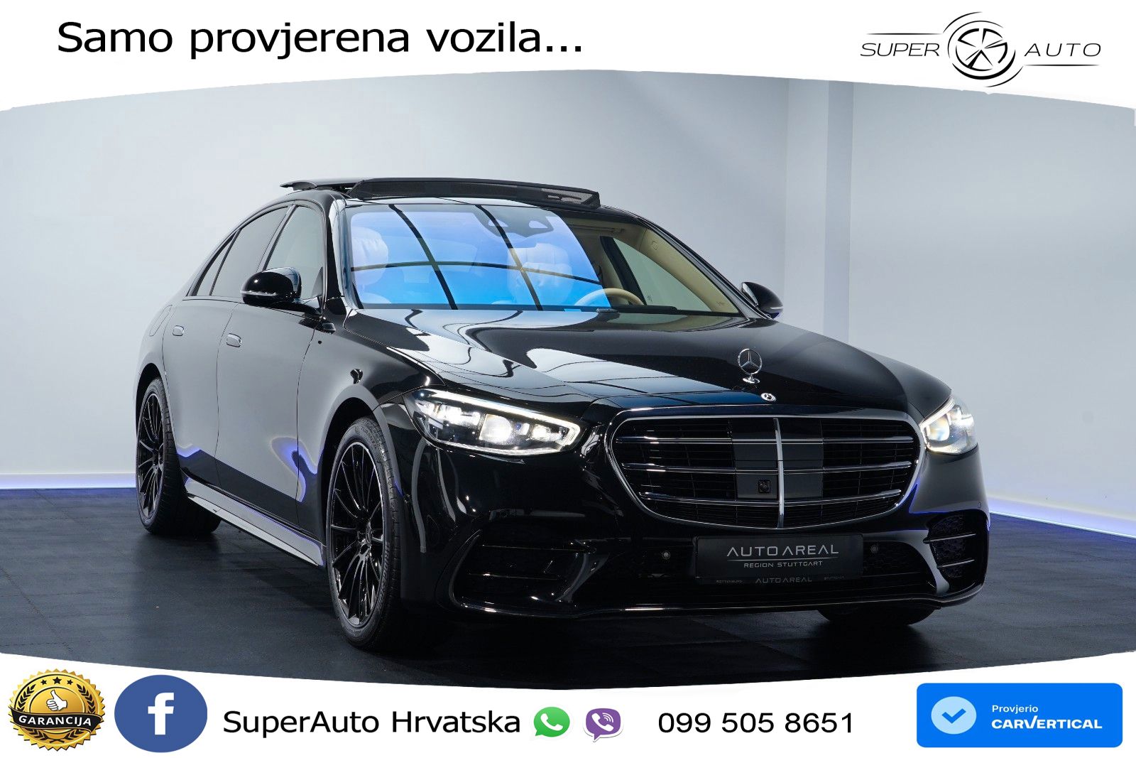 Mercedes S 450d (367 KS) EQ Boost 4MATIC 9G-TRONIC AMG ACC+HEAD+4xGR SJED+360+PANO