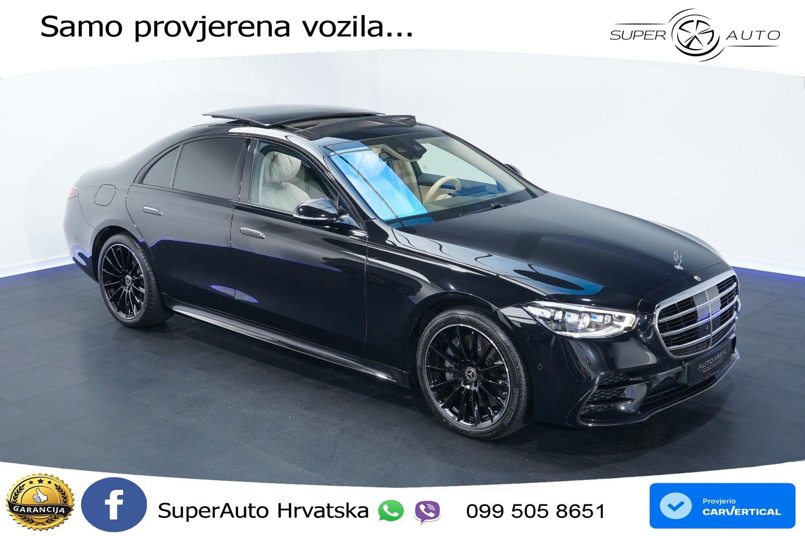 Mercedes S 450d (367 KS) EQ Boost 4MATIC 9G-TRONIC AMG ACC+HEAD+4xGR SJED+360+PANO