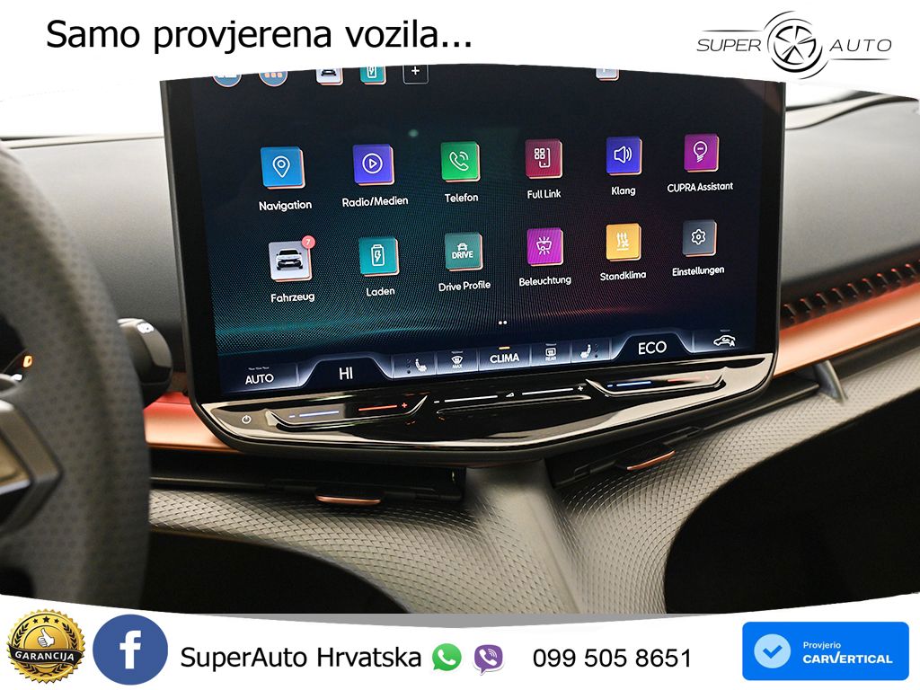 Cupra Tavascan 82 kWh (340 KS)  4WD VZ LED+GR SJED+ACC