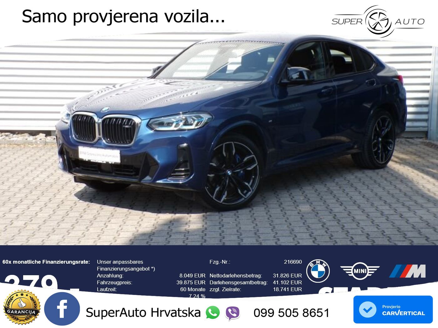 BMW X4 M40d (340 KS) xDrive Steptronic LED+GR SJED+ACC
