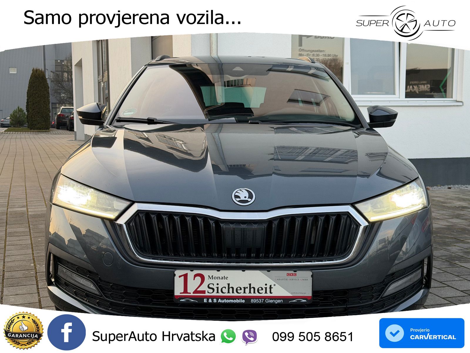 Škoda Octavia Combi 2.0 TDI (150 KS) DSG LED+GR SJED+ACC