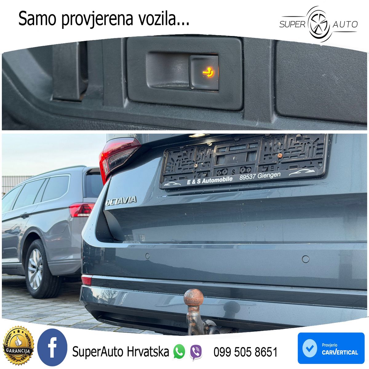 Škoda Octavia Combi 2.0 TDI (150 KS) DSG LED+GR SJED+ACC