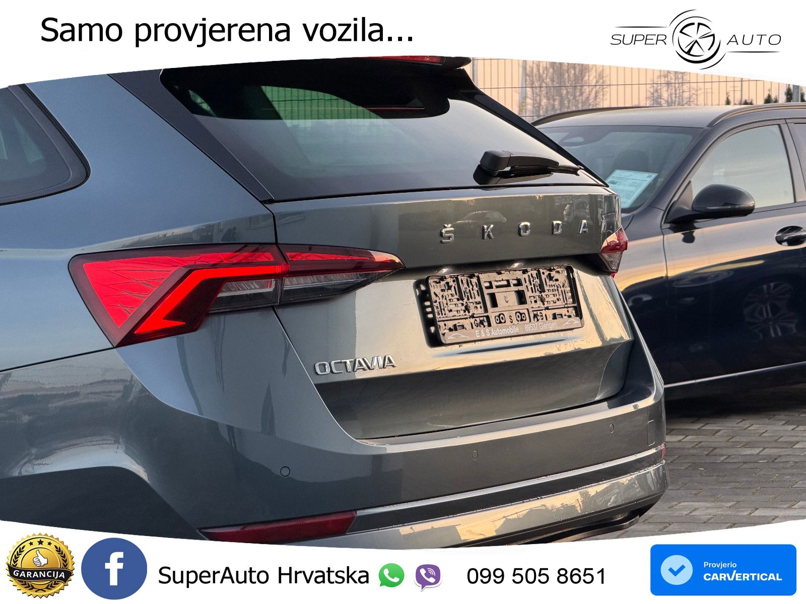 Škoda Octavia Combi 2.0 TDI (150 KS) DSG LED+GR SJED+ACC