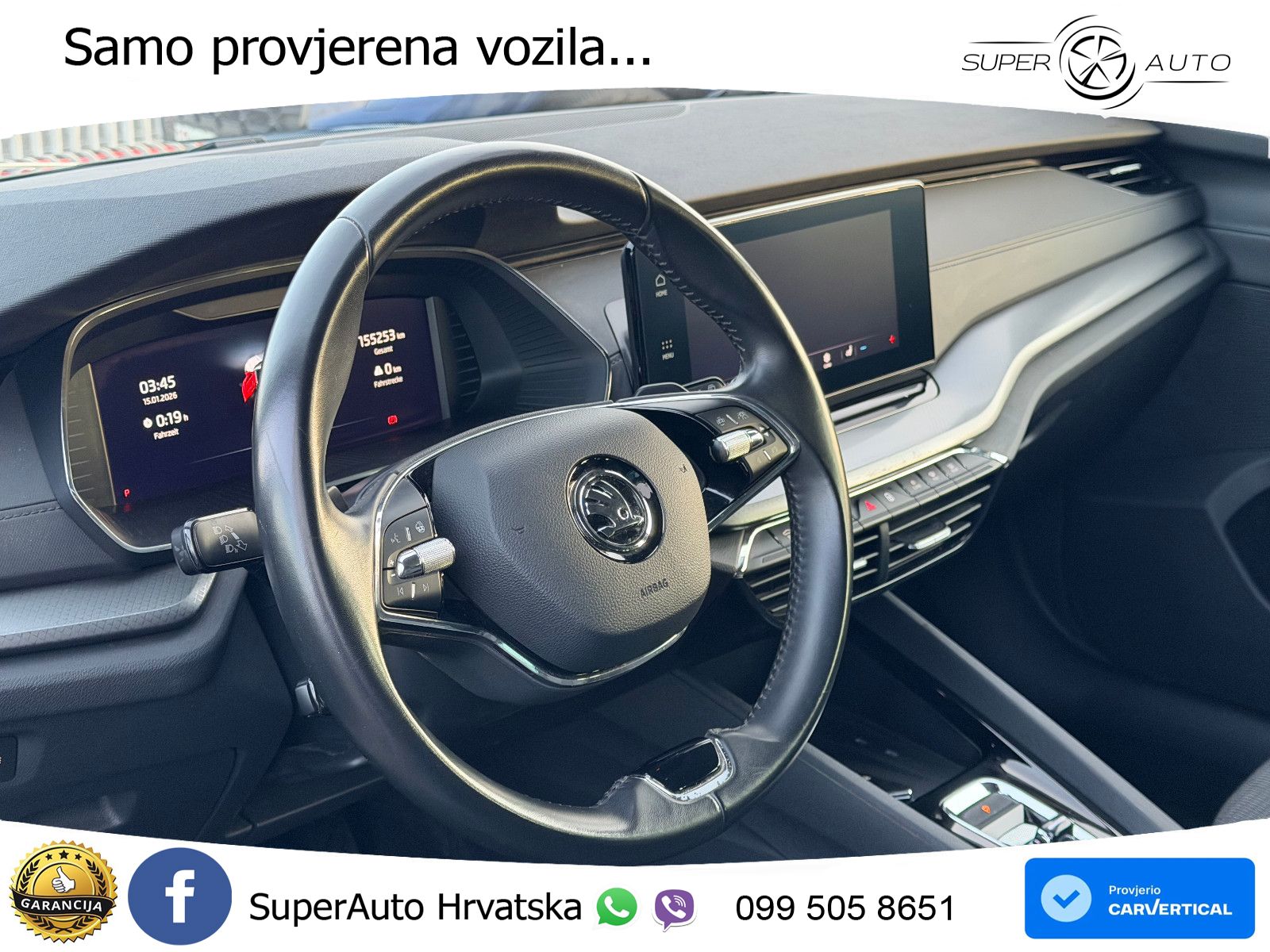 Škoda Octavia Combi 2.0 TDI (150 KS) DSG LED+GR SJED+ACC