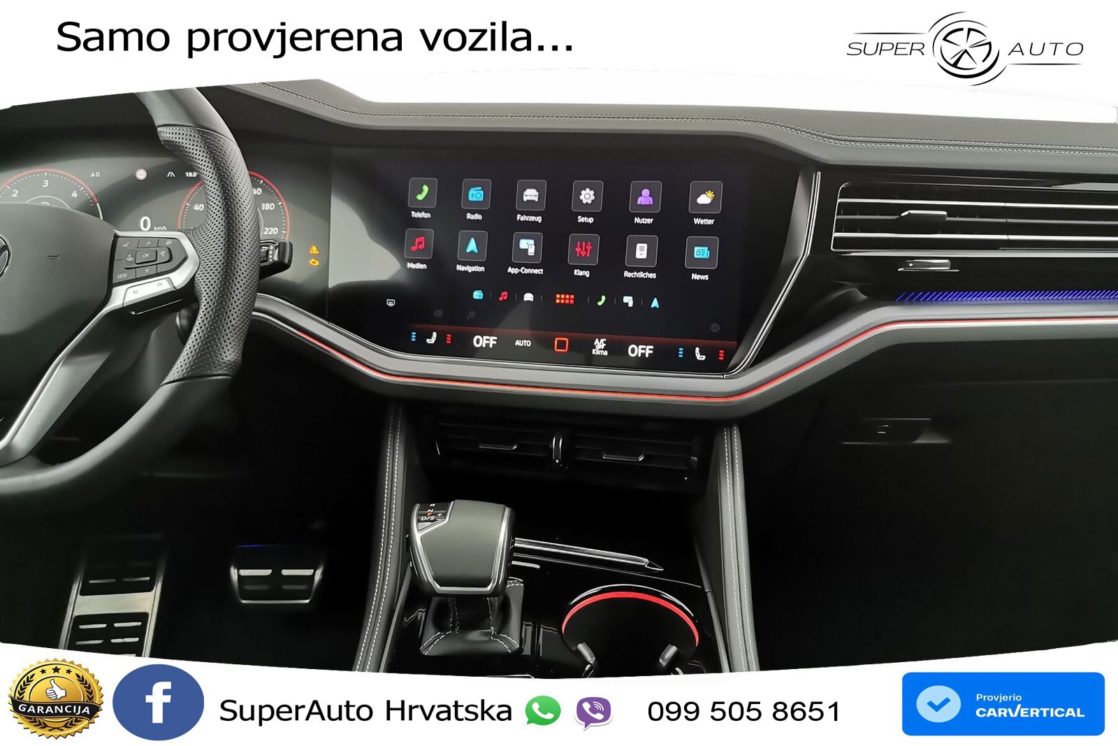 Volkswagen Touareg 3.0 V6 TDI (231 KS) 4MOTION Tiptronic ZRAČNI+ACC+4xGR SJED+KAM