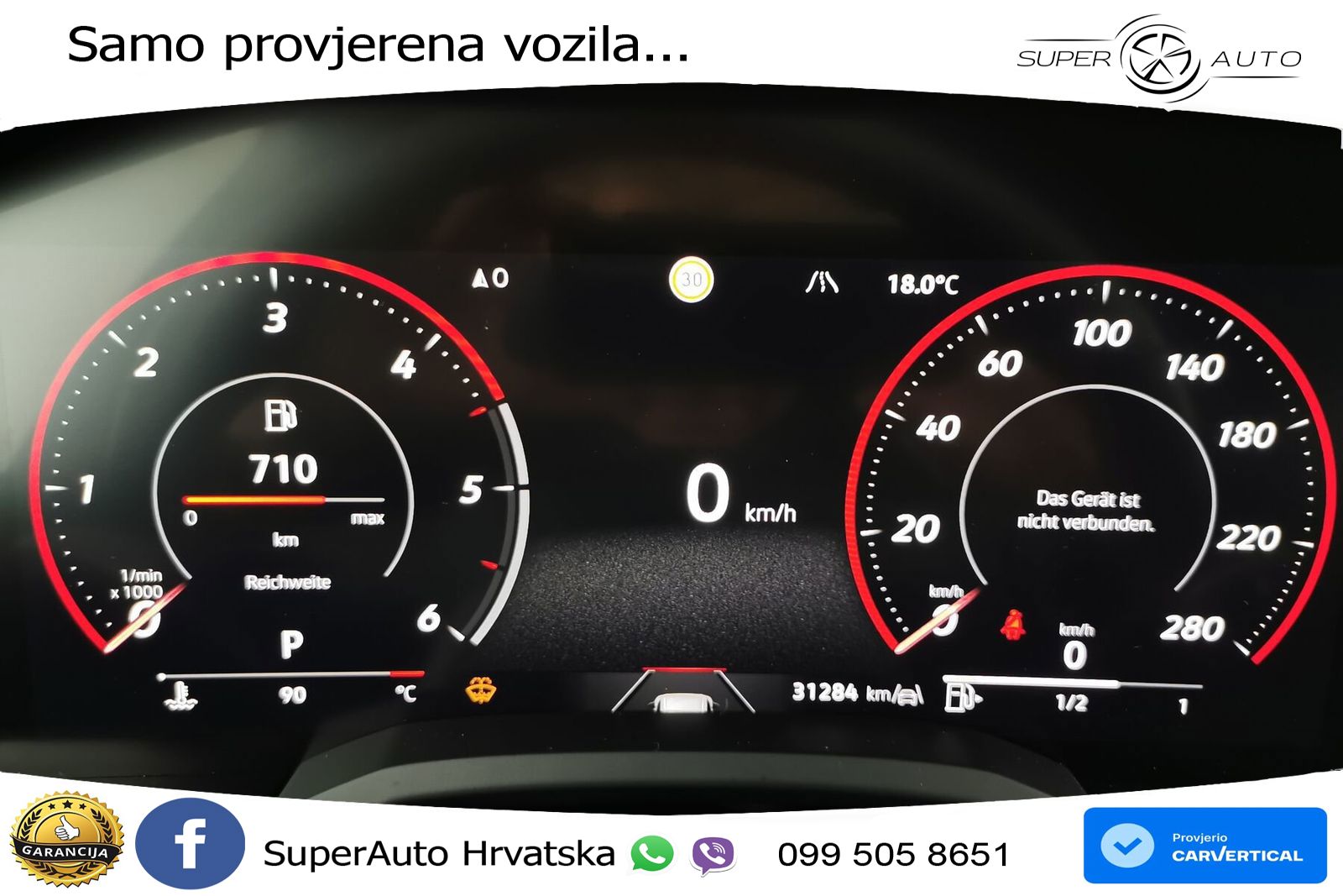 Volkswagen Touareg 3.0 V6 TDI (231 KS) 4MOTION Tiptronic ZRAČNI+ACC+4xGR SJED+KAM
