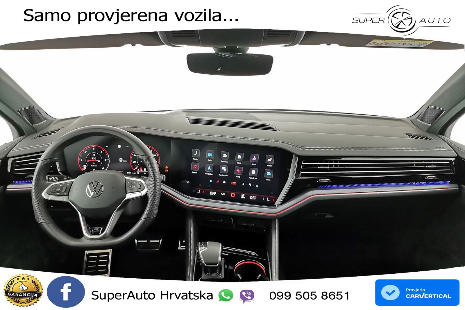 Volkswagen Touareg 3.0 V6 TDI (231 KS) 4MOTION Tiptronic ZRAČNI+ACC+4xGR SJED+KAM