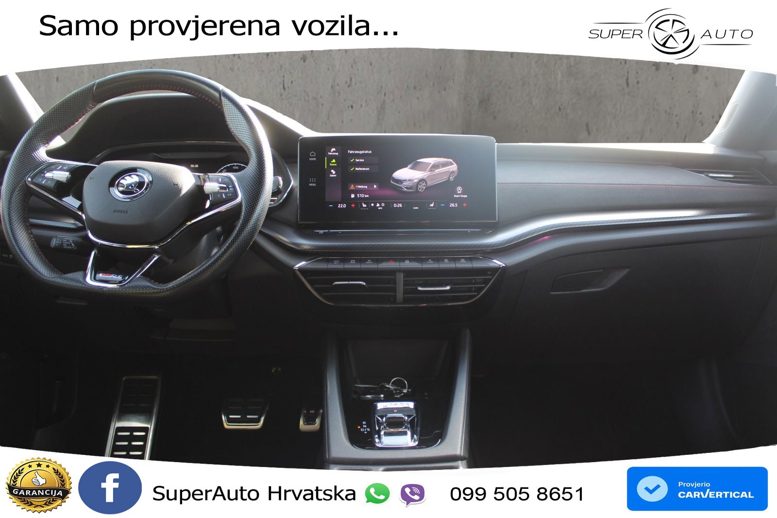 Škoda Octavia Combi RS 2.0 TDI (200 KS) 4x4 DSG LED+GR SJED+ACC