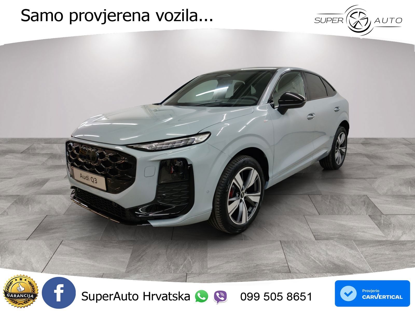 Audi Q3 III Sportback 1.5 TFSI (150 KS) S tronic S line LED+GR SJED+ACC
