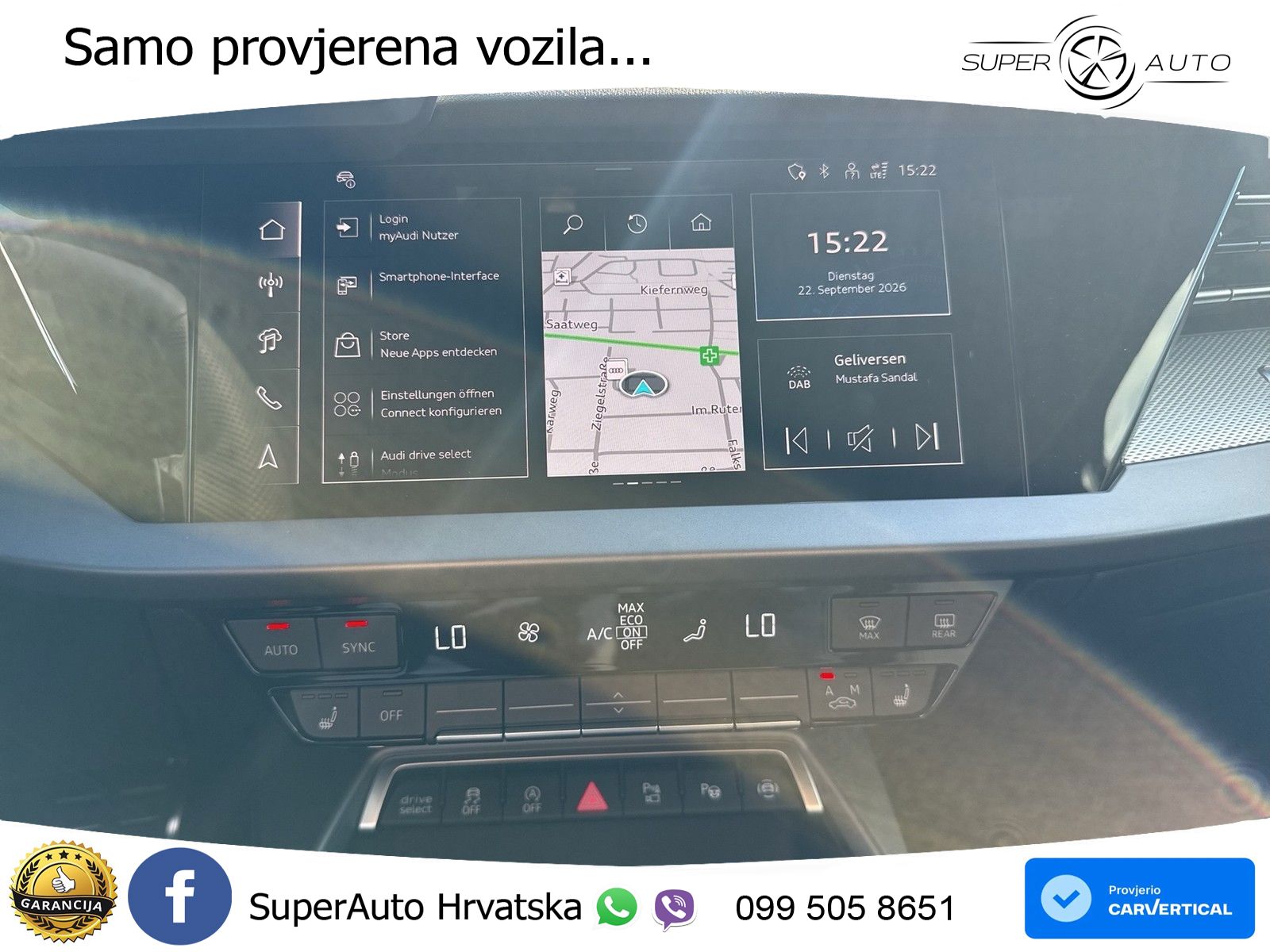 Audi A3 Sportback 40 TFSI (204 KS) quattro S tronic S line LED+GR SJED+ACC