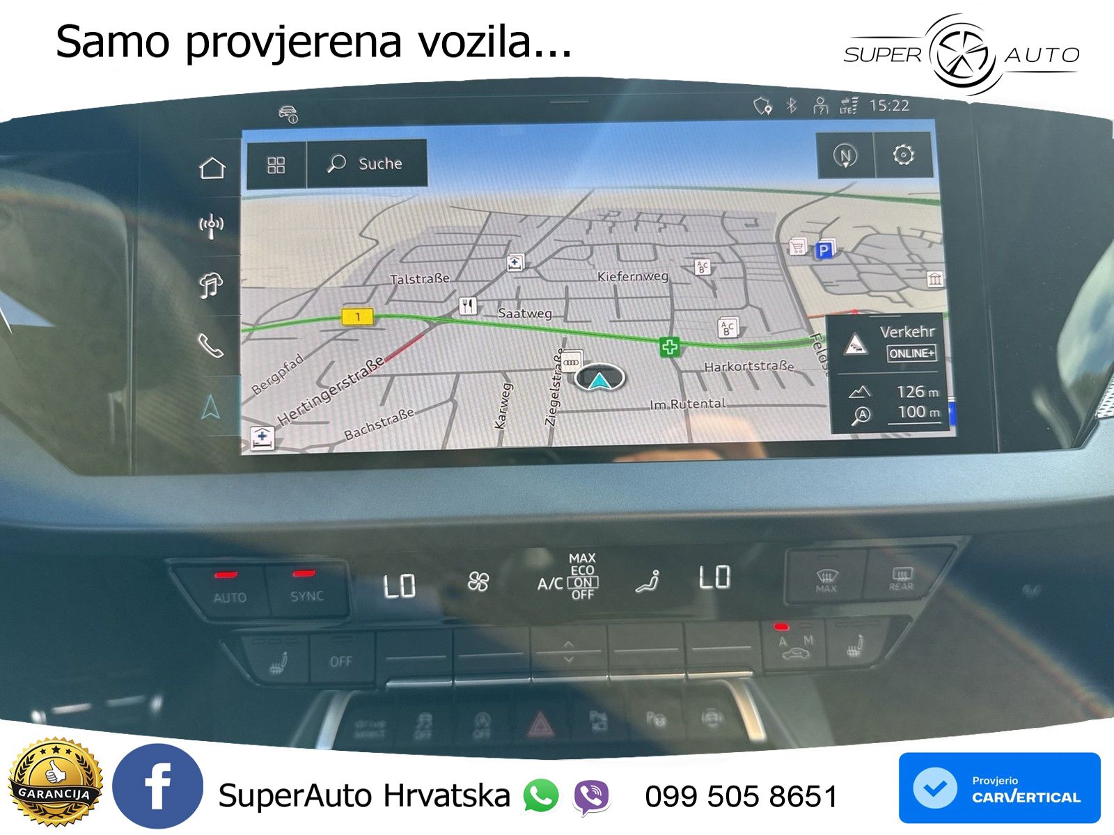 Audi A3 Sportback 40 TFSI (204 KS) quattro S tronic S line LED+GR SJED+ACC