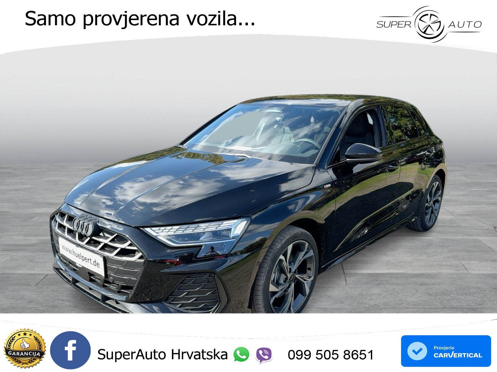 Audi A3 Sportback 40 TFSI (204 KS) quattro S tronic S line LED+GR SJED+ACC