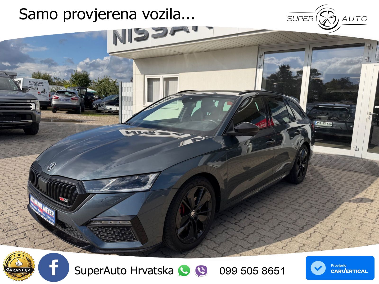 Škoda Octavia Combi RS 2.0 TSI (245 KS) DSG LED+GR SJED+ACC