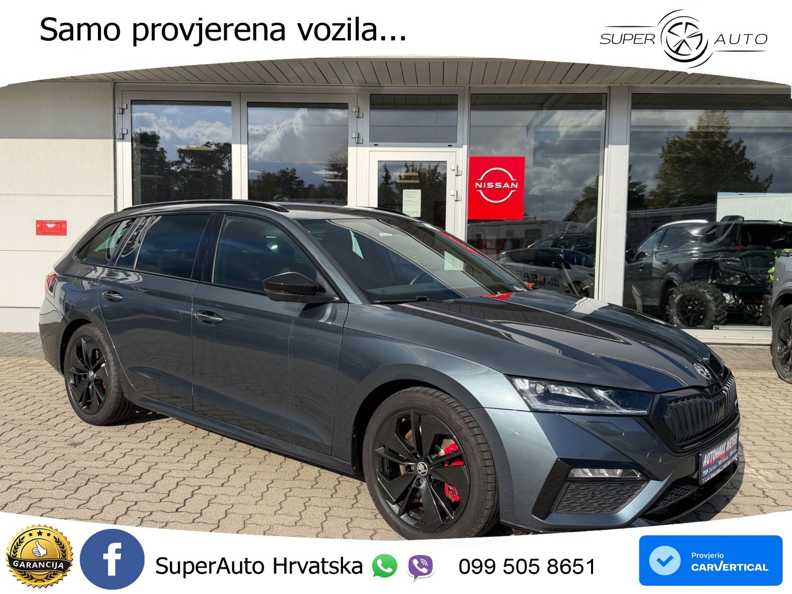 Škoda Octavia Combi RS 2.0 TSI (245 KS) DSG LED+GR SJED+ACC