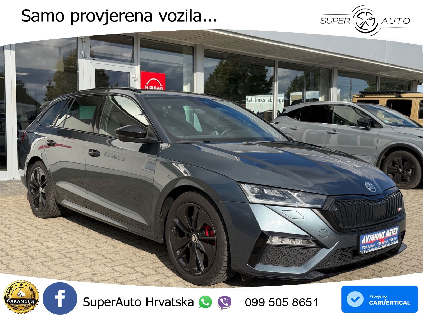 Škoda Octavia Combi RS 2.0 TSI (245 KS) DSG LED+GR SJED+ACC
