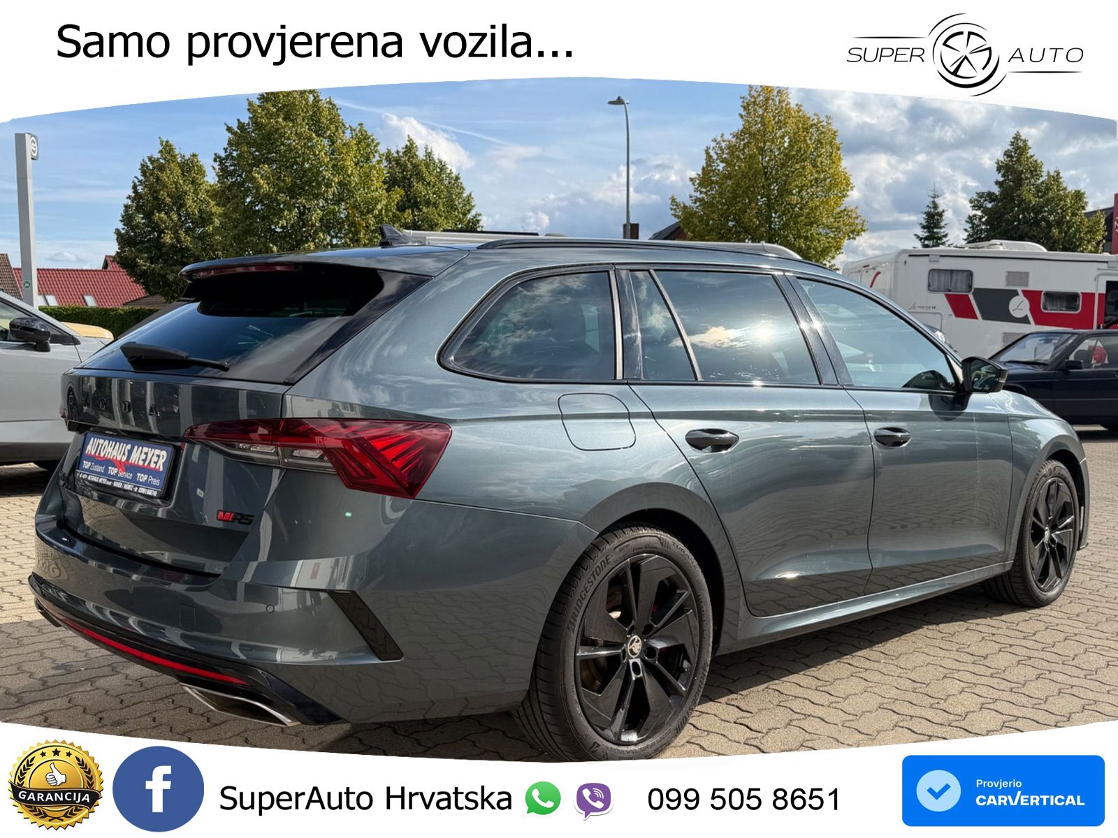Škoda Octavia Combi RS 2.0 TSI (245 KS) DSG LED+GR SJED+ACC