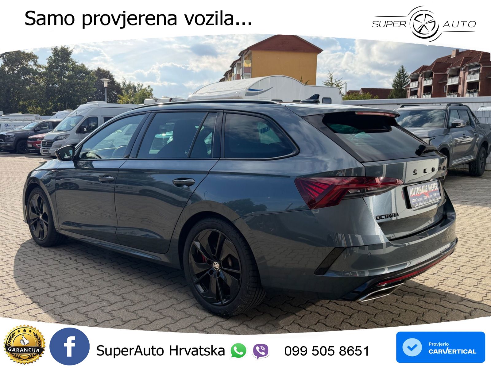 Škoda Octavia Combi RS 2.0 TSI (245 KS) DSG LED+GR SJED+ACC