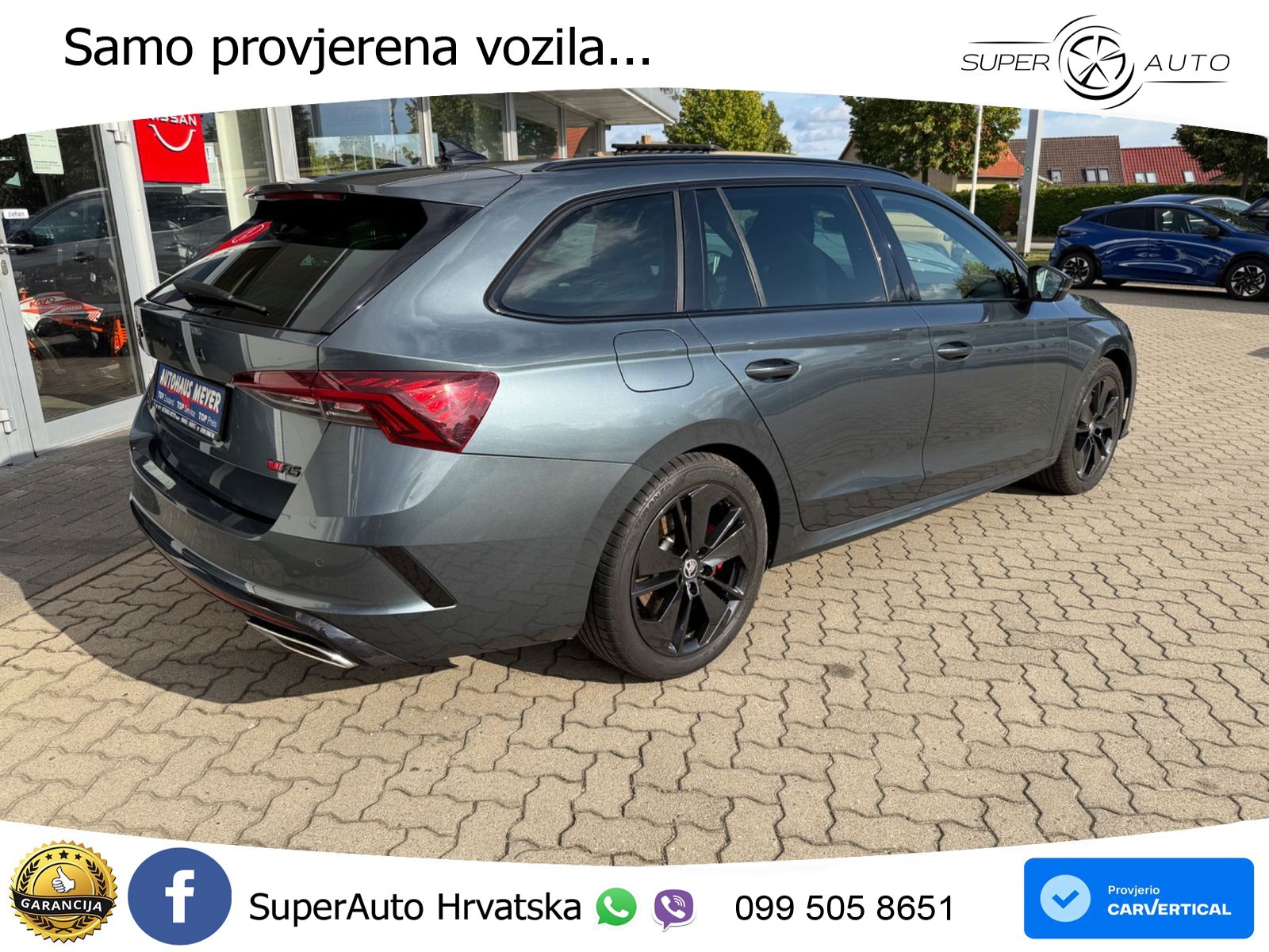 Škoda Octavia Combi RS 2.0 TSI (245 KS) DSG LED+GR SJED+ACC