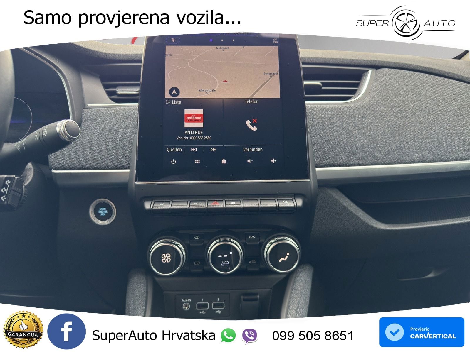 Renault Zoe 52 kWh (135 KS) Electric Techno