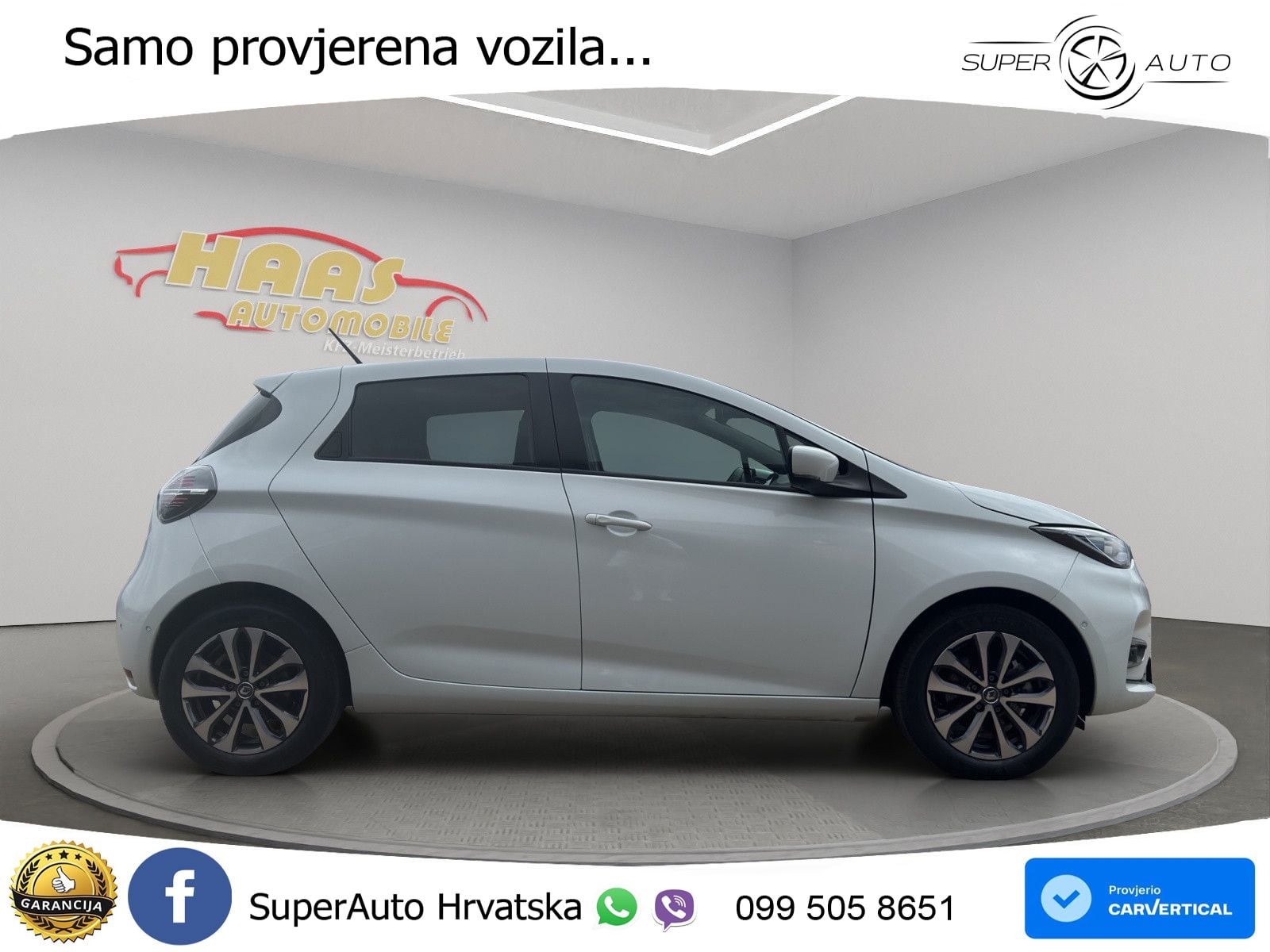 Renault Zoe 52 kWh (135 KS) Electric Techno