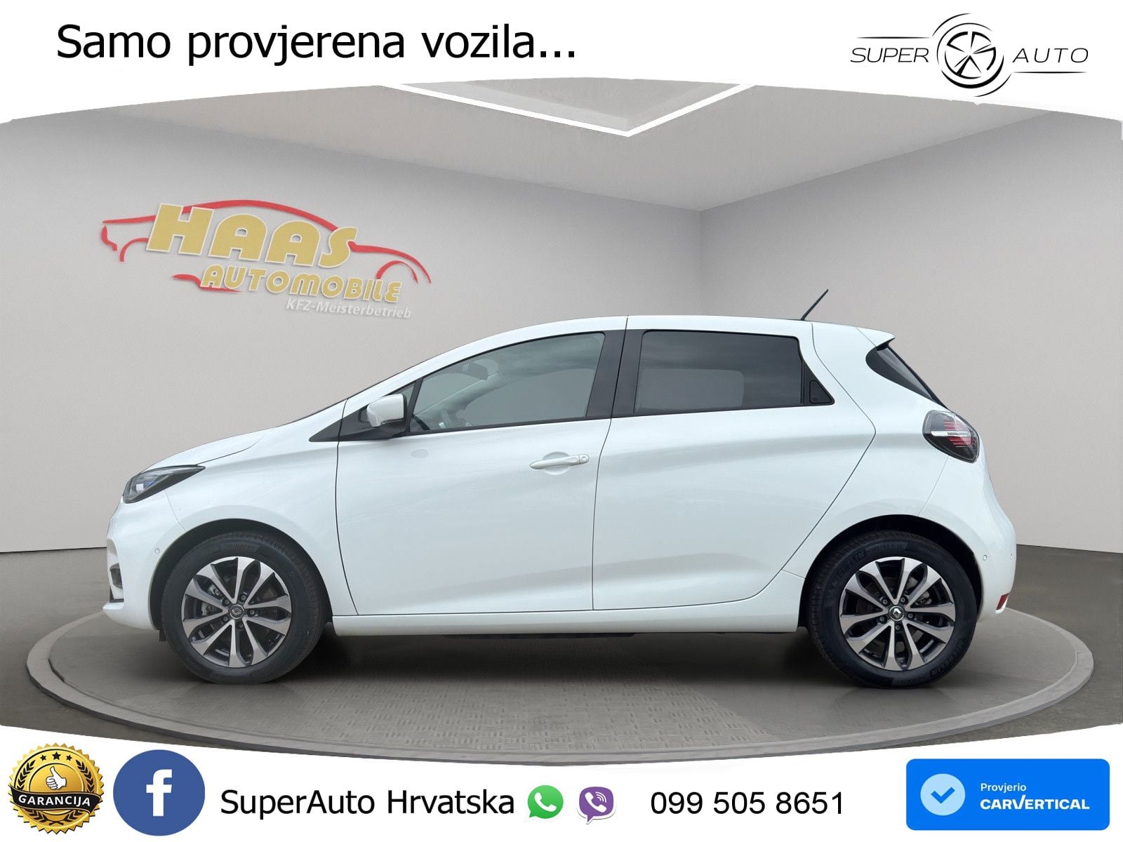 Renault Zoe 52 kWh (135 KS) Electric Techno