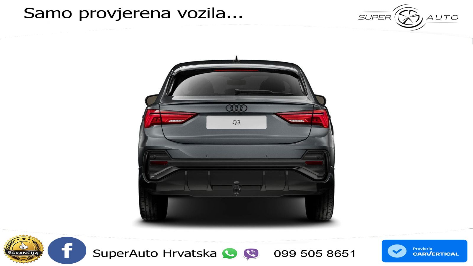 Audi Q3 Sportback 35 TDI (150 KS) S tronic S line LED+GR SJED+ACC