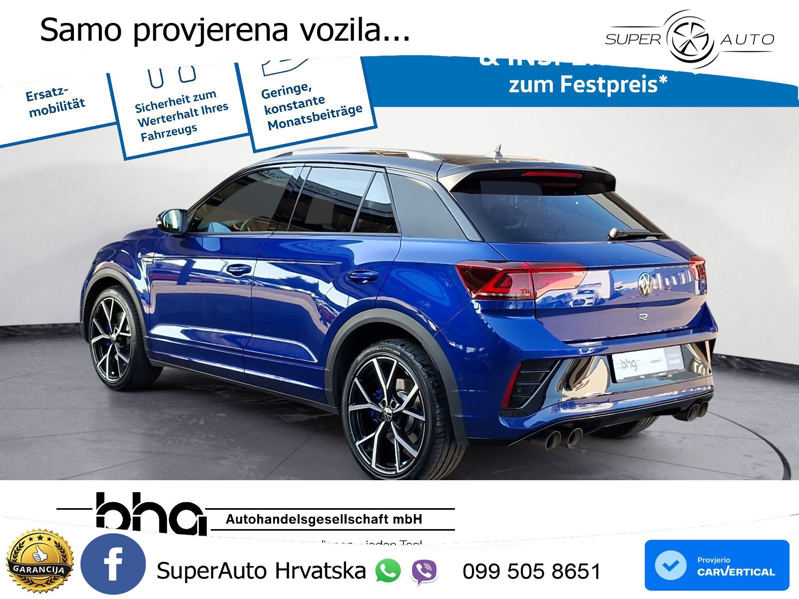 Volkswagen T-Roc I R 2.0 TSI (300 KS) OPF 4M DSG MATRIX+GR SJED+KAM