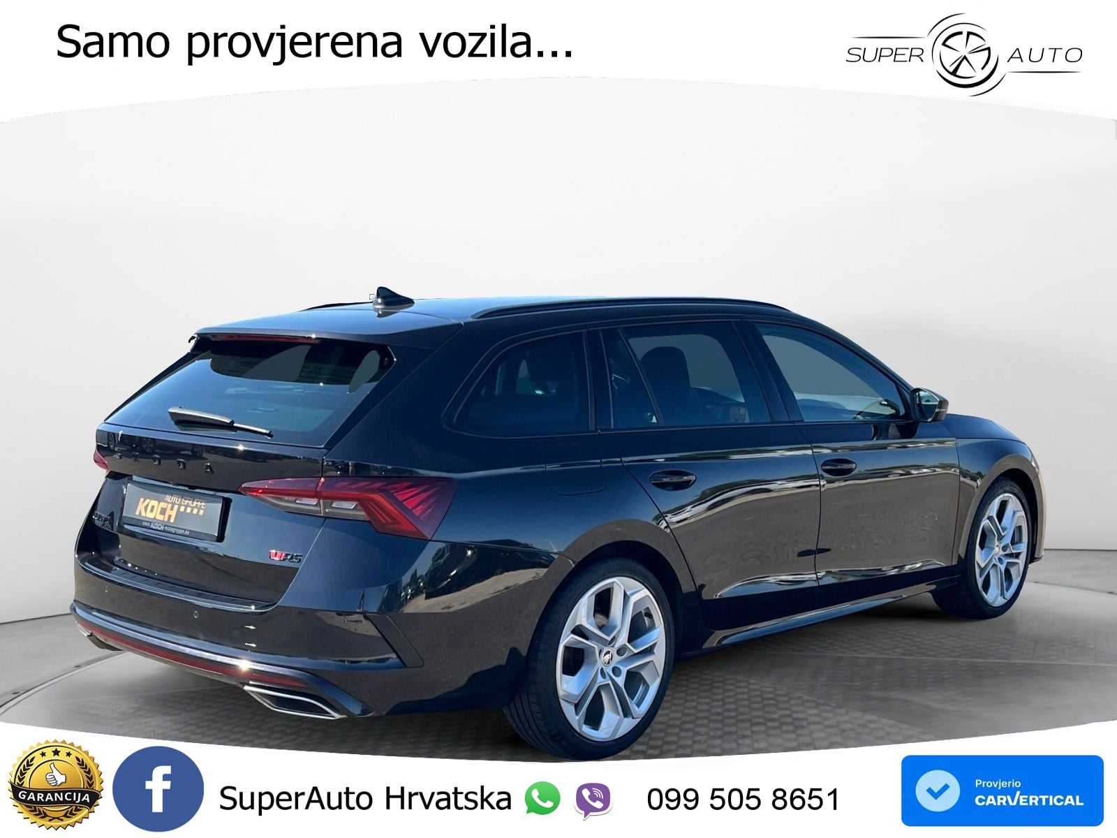 Škoda Octavia Combi RS 2.0 TDI (200 KS) DSG LED+GR SJED+ACC