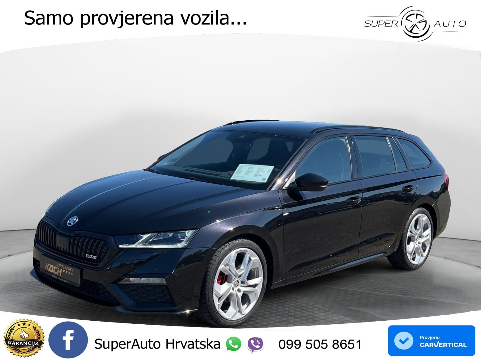 Škoda Octavia Combi RS 2.0 TDI (200 KS) DSG LED+GR SJED+ACC
