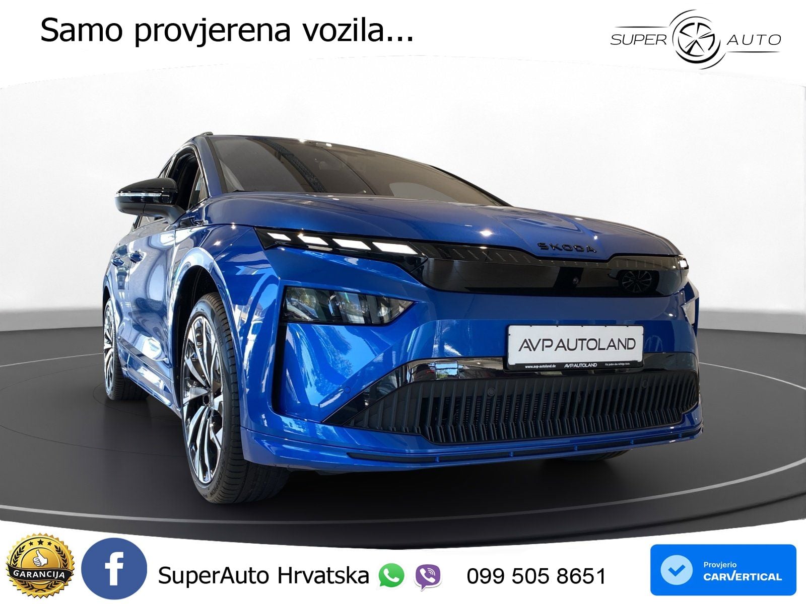 Škoda Enyaq iV RS 82 kWh (340 KS) AWD SportLine LED+GR SJED+ACC