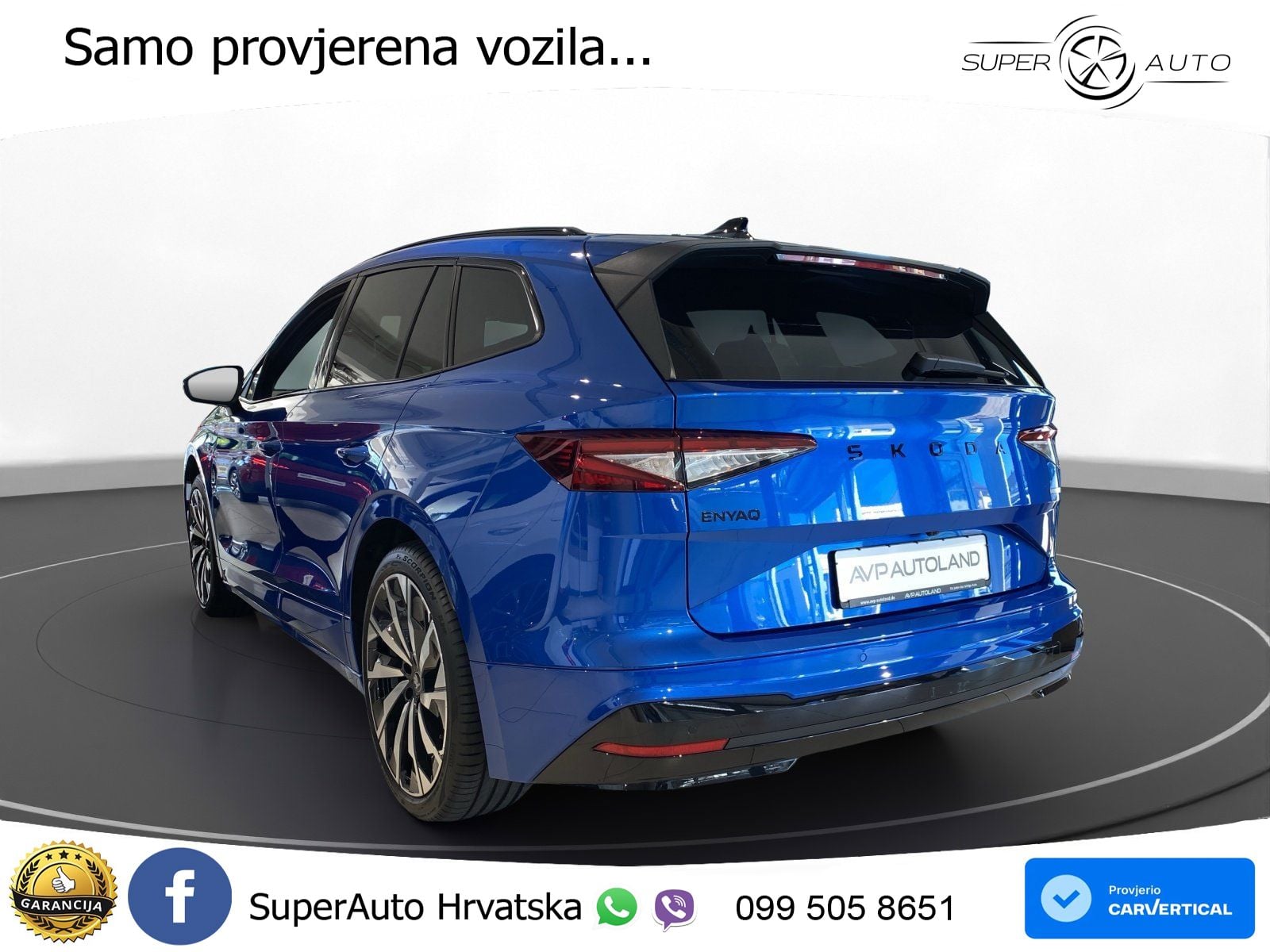 Škoda Enyaq iV RS 82 kWh (340 KS) AWD SportLine LED+GR SJED+ACC