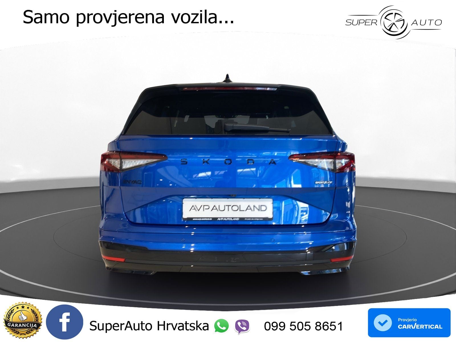 Škoda Enyaq iV RS 82 kWh (340 KS) AWD SportLine LED+GR SJED+ACC
