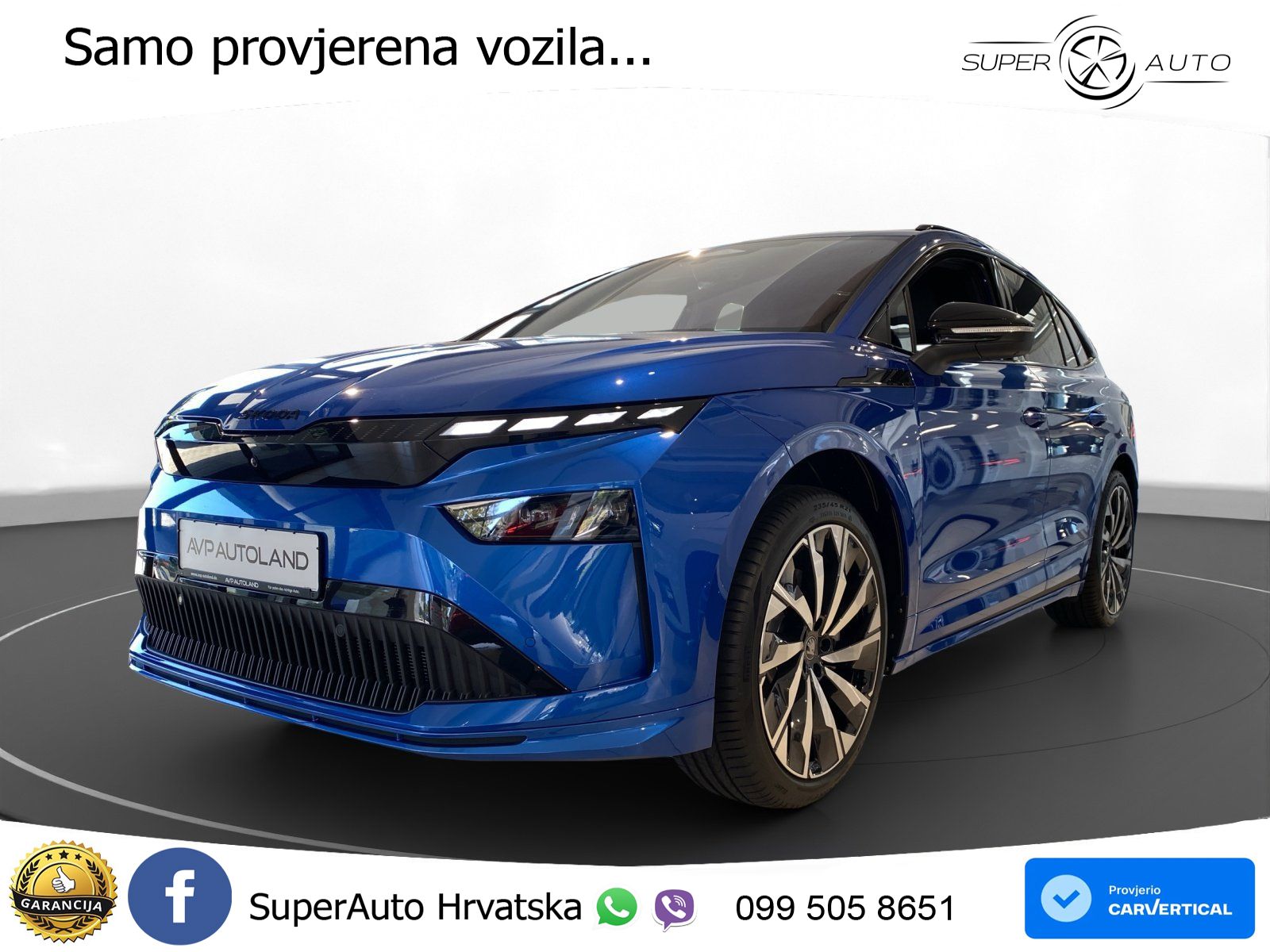 Škoda Enyaq iV RS 82 kWh (340 KS) AWD SportLine LED+GR SJED+ACC