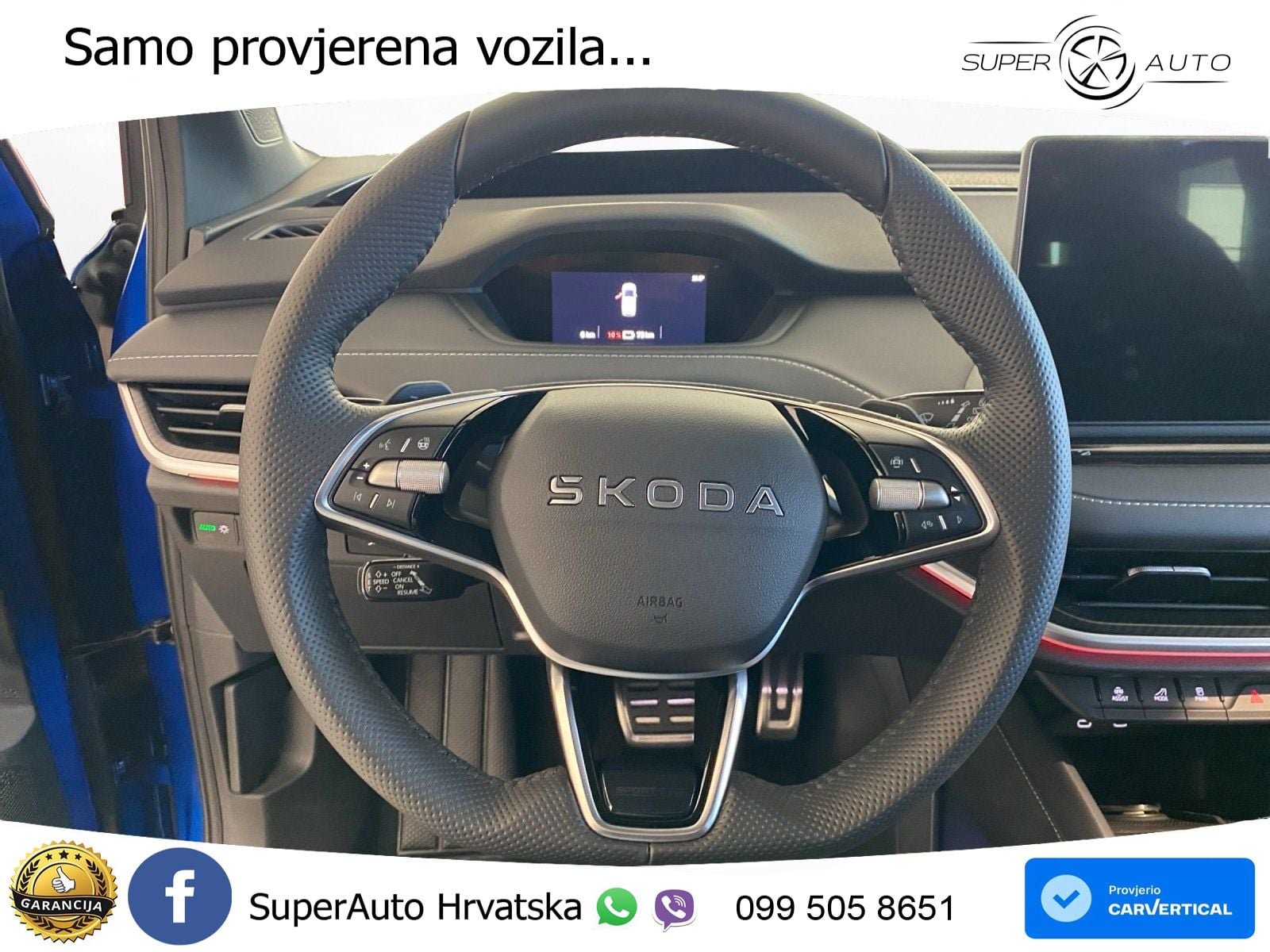 Škoda Enyaq iV RS 82 kWh (340 KS) AWD SportLine LED+GR SJED+ACC