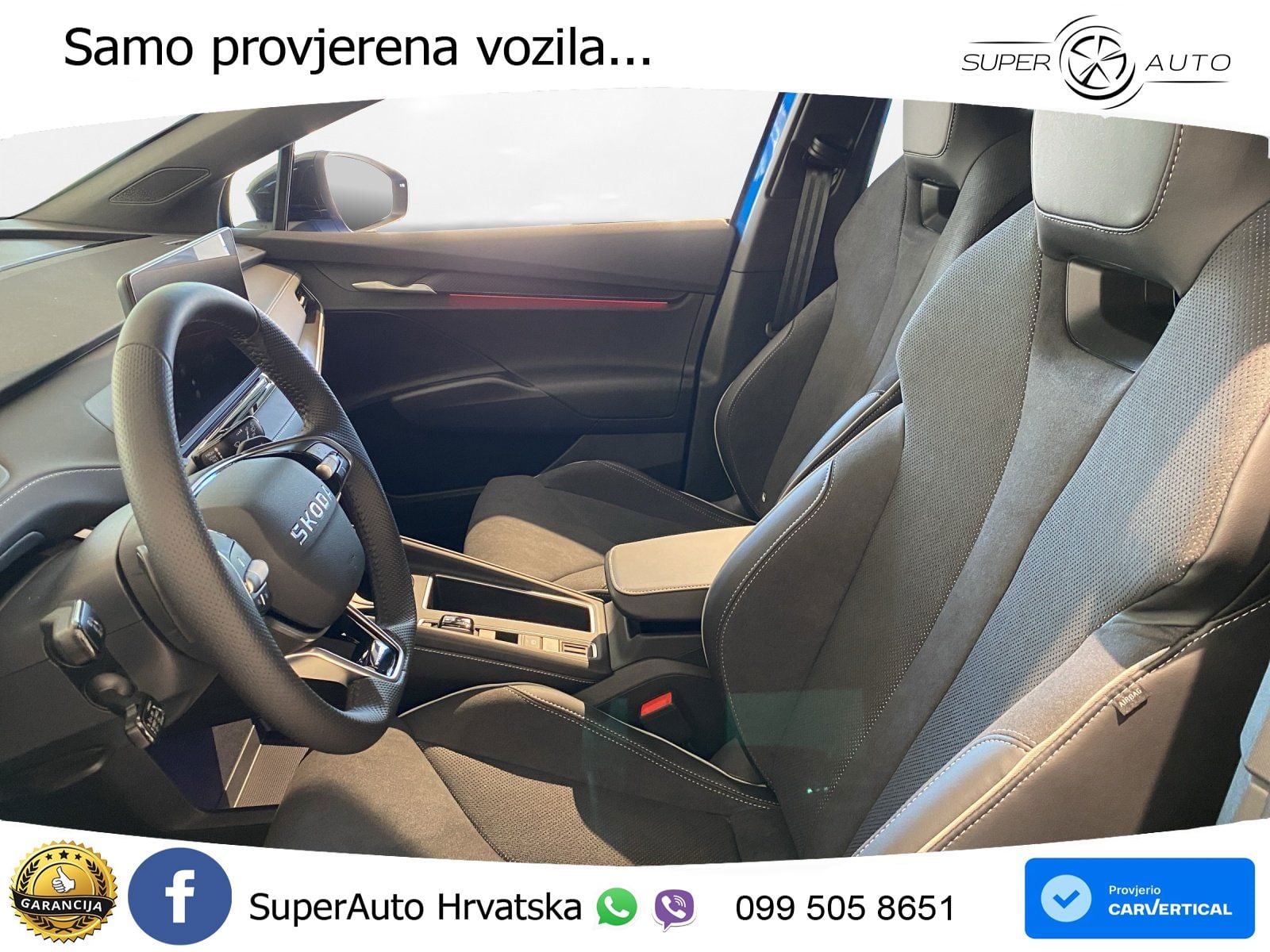 Škoda Enyaq iV RS 82 kWh (340 KS) AWD SportLine LED+GR SJED+ACC