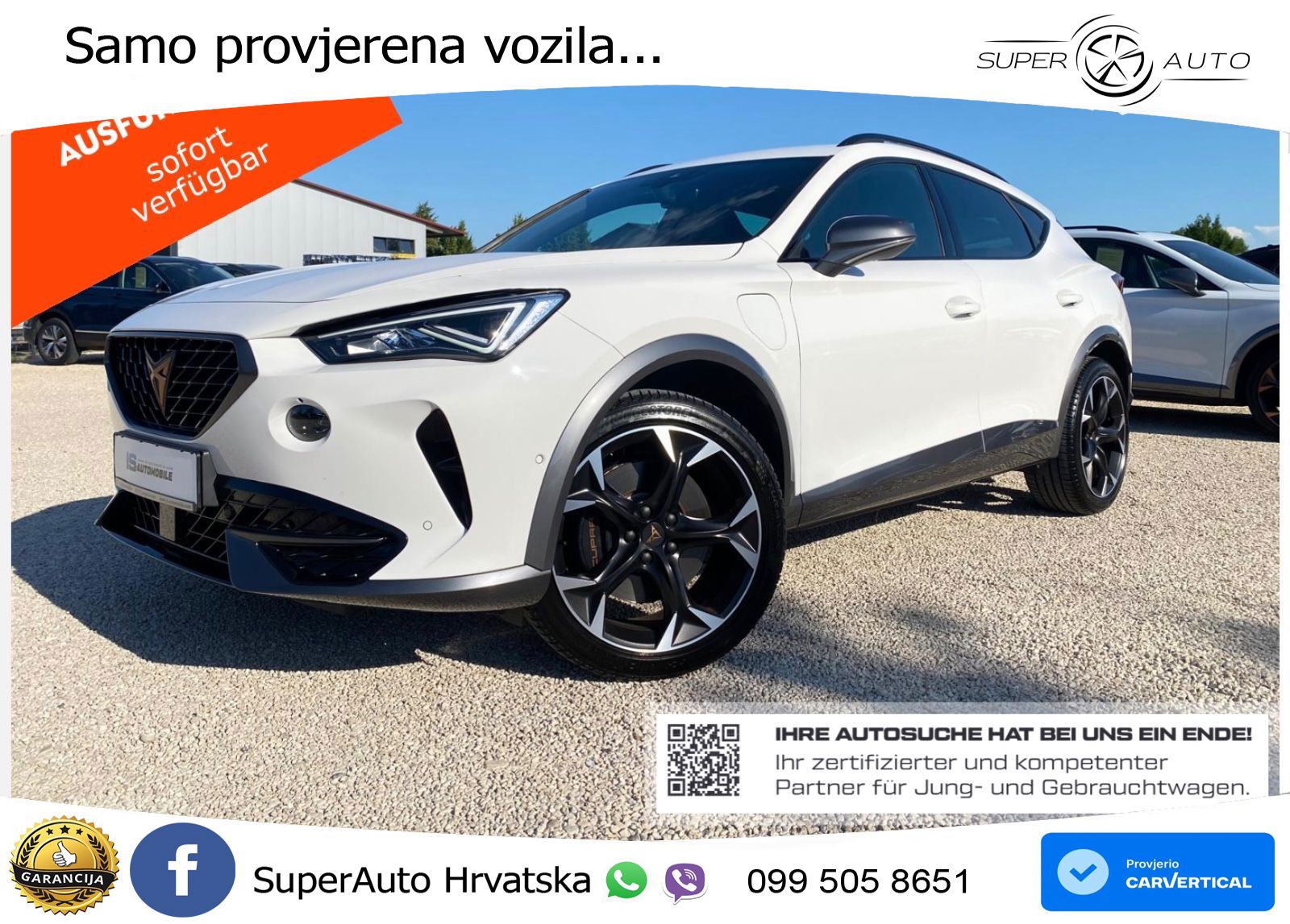 Cupra Formentor 1.4 TSI (245 KS) e-Hybrid DSG VZ LED+GR SJED+ACC