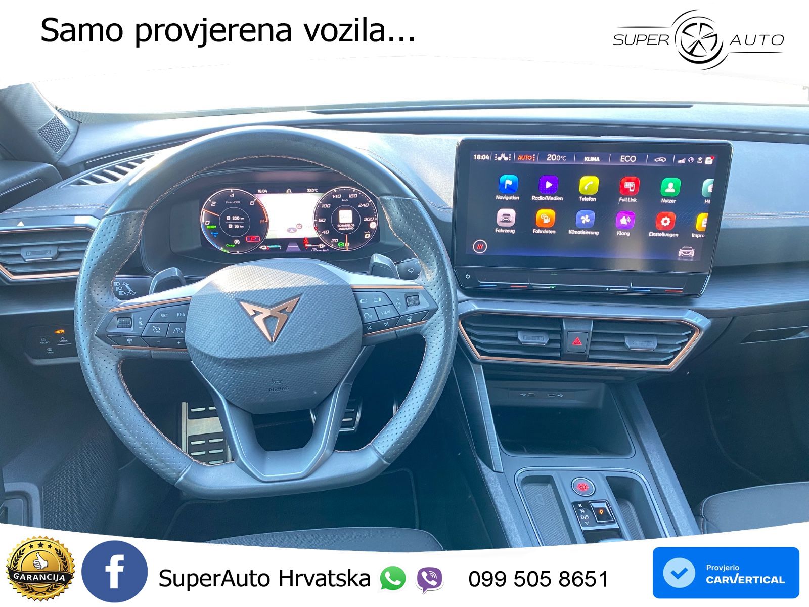 Cupra Formentor 1.4 TSI (245 KS) e-Hybrid DSG VZ LED+GR SJED+ACC