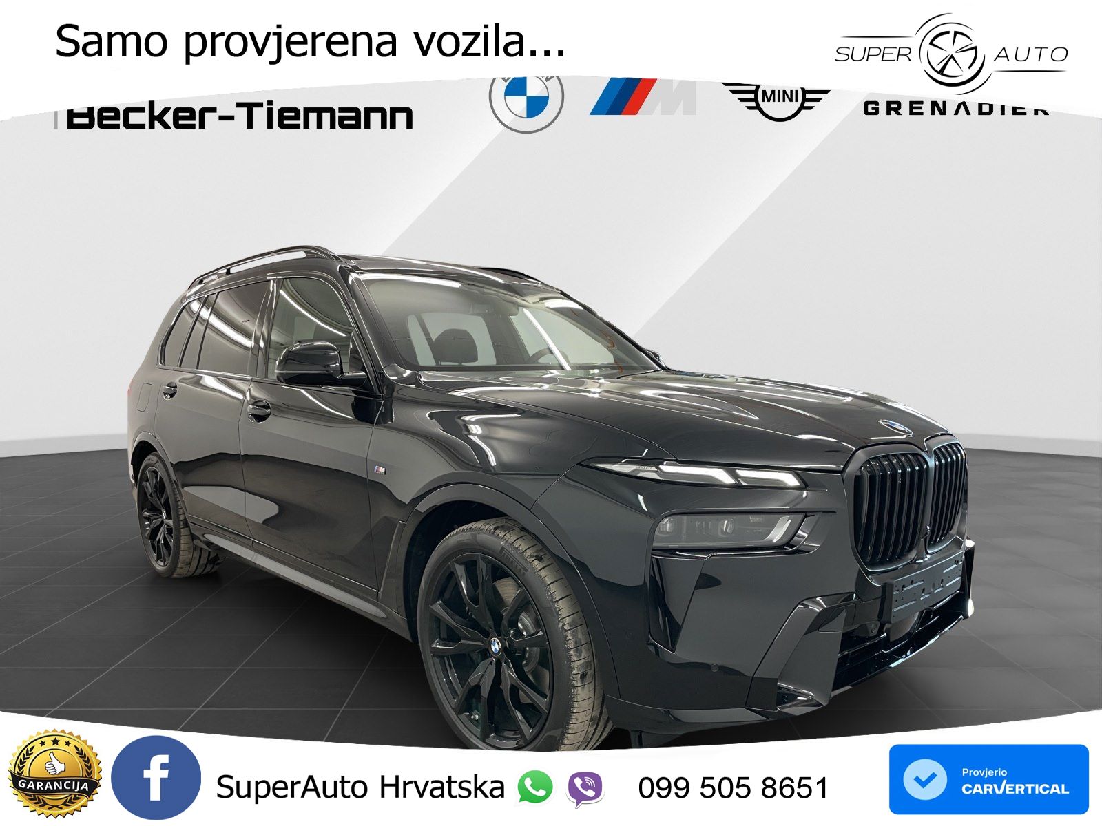 BMW X7 40d (352 KS) xDrive Steptronic ZRAČNI+ACC+GR SJED+KAM+PANO