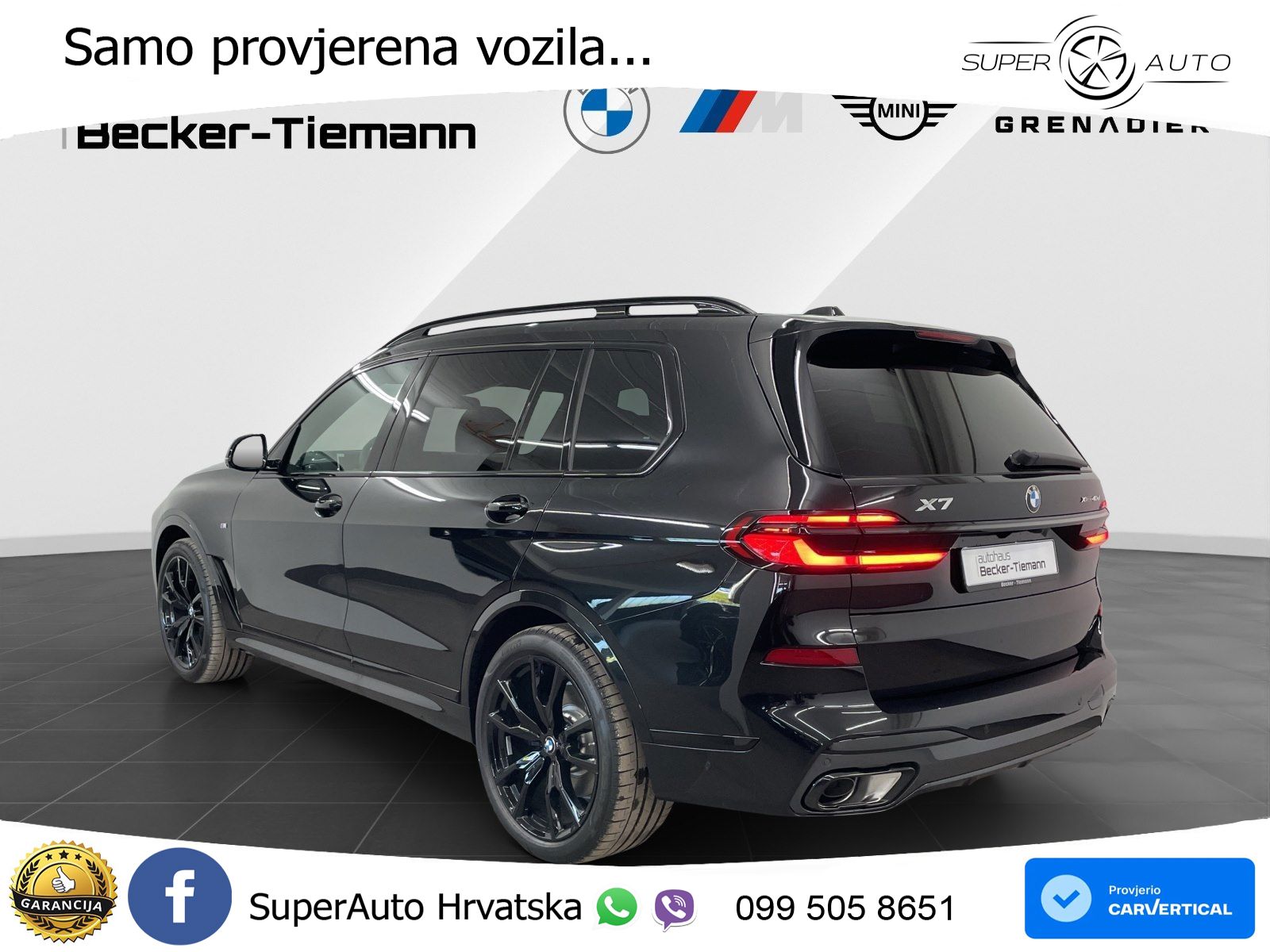 BMW X7 40d (352 KS) xDrive Steptronic ZRAČNI+ACC+GR SJED+KAM+PANO