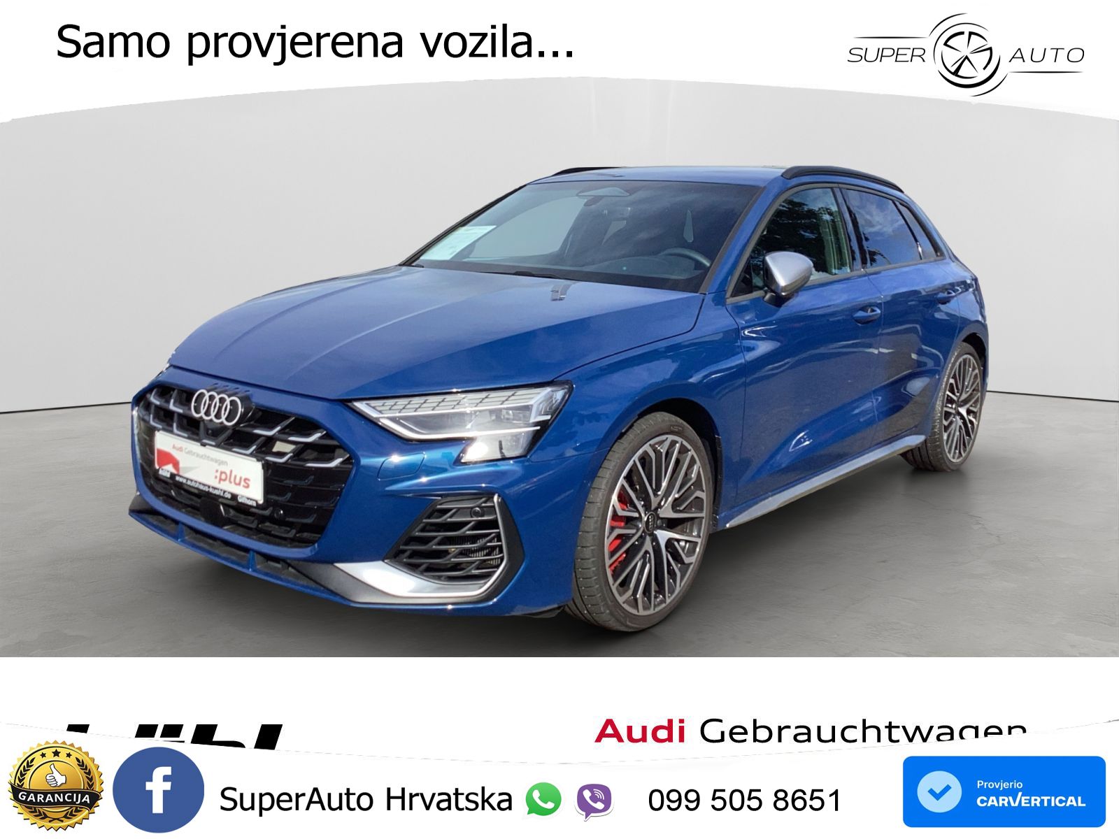 Audi S3 2.0 TFSI (333 KS) quattro S tronic LED+GR SJED+ACC