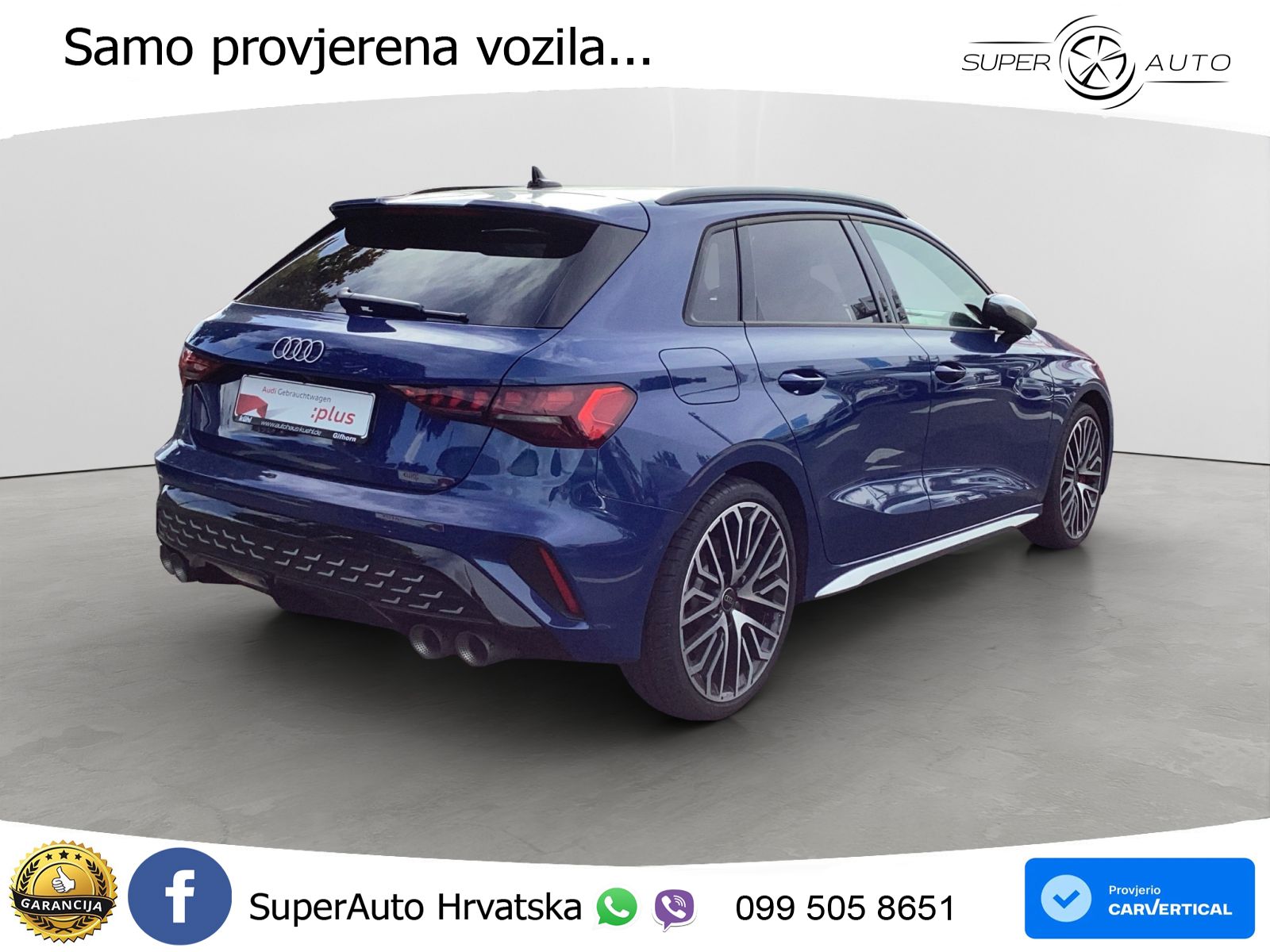Audi S3 2.0 TFSI (333 KS) quattro S tronic LED+GR SJED+ACC