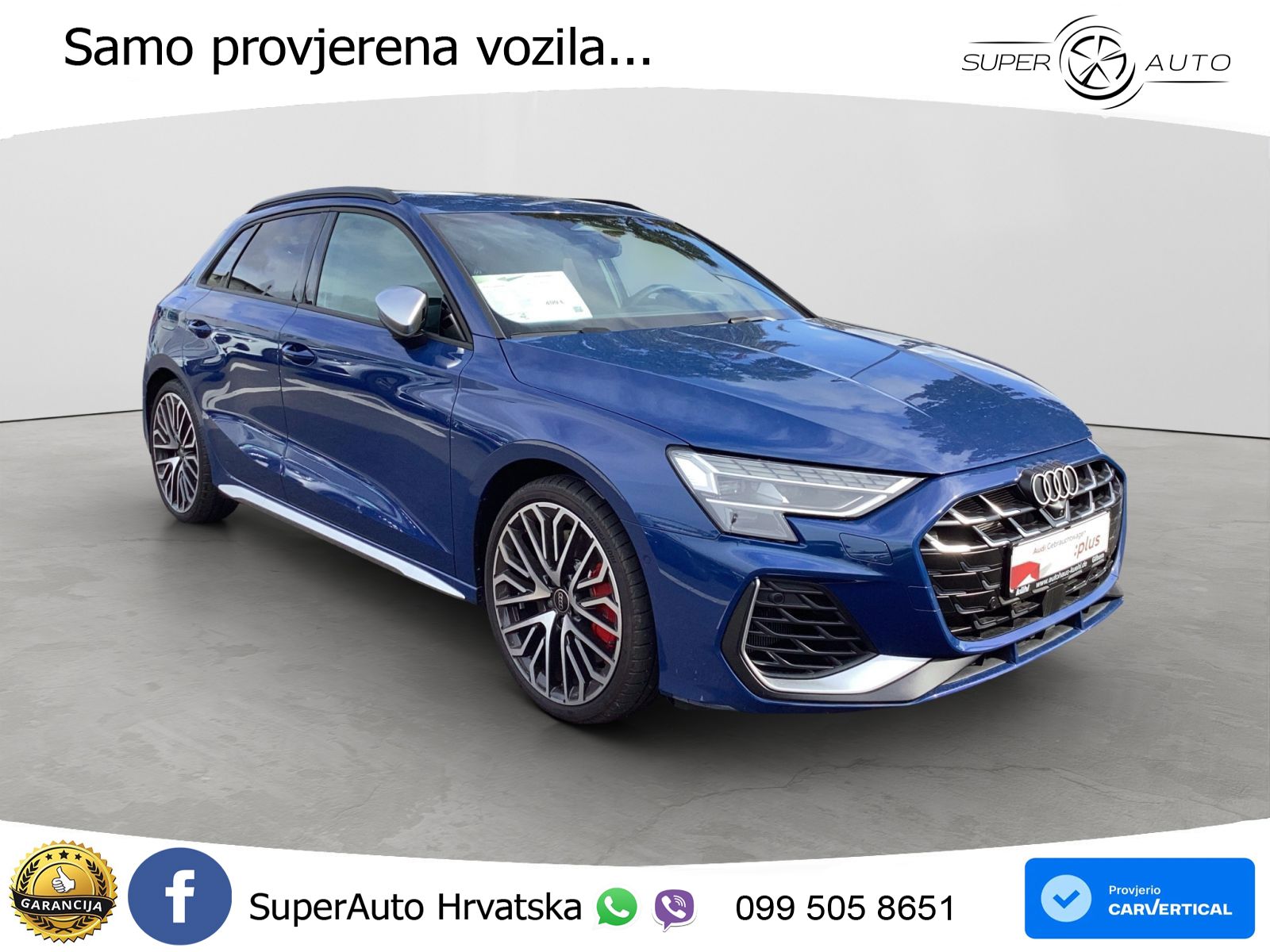 Audi S3 2.0 TFSI (333 KS) quattro S tronic LED+GR SJED+ACC